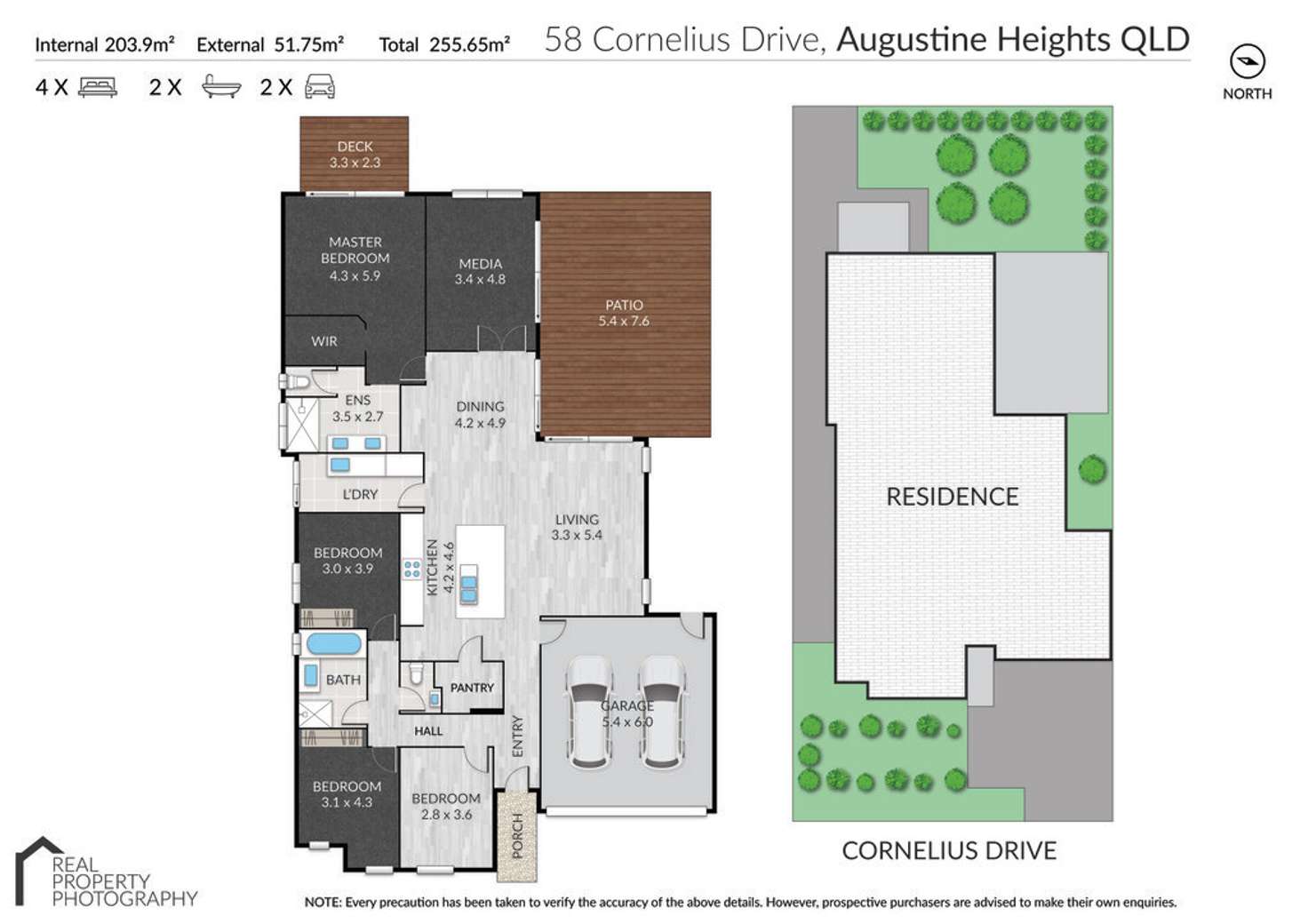 Floorplan of Homely house listing, 58 Cornelius Drive, Augustine Heights QLD 4300