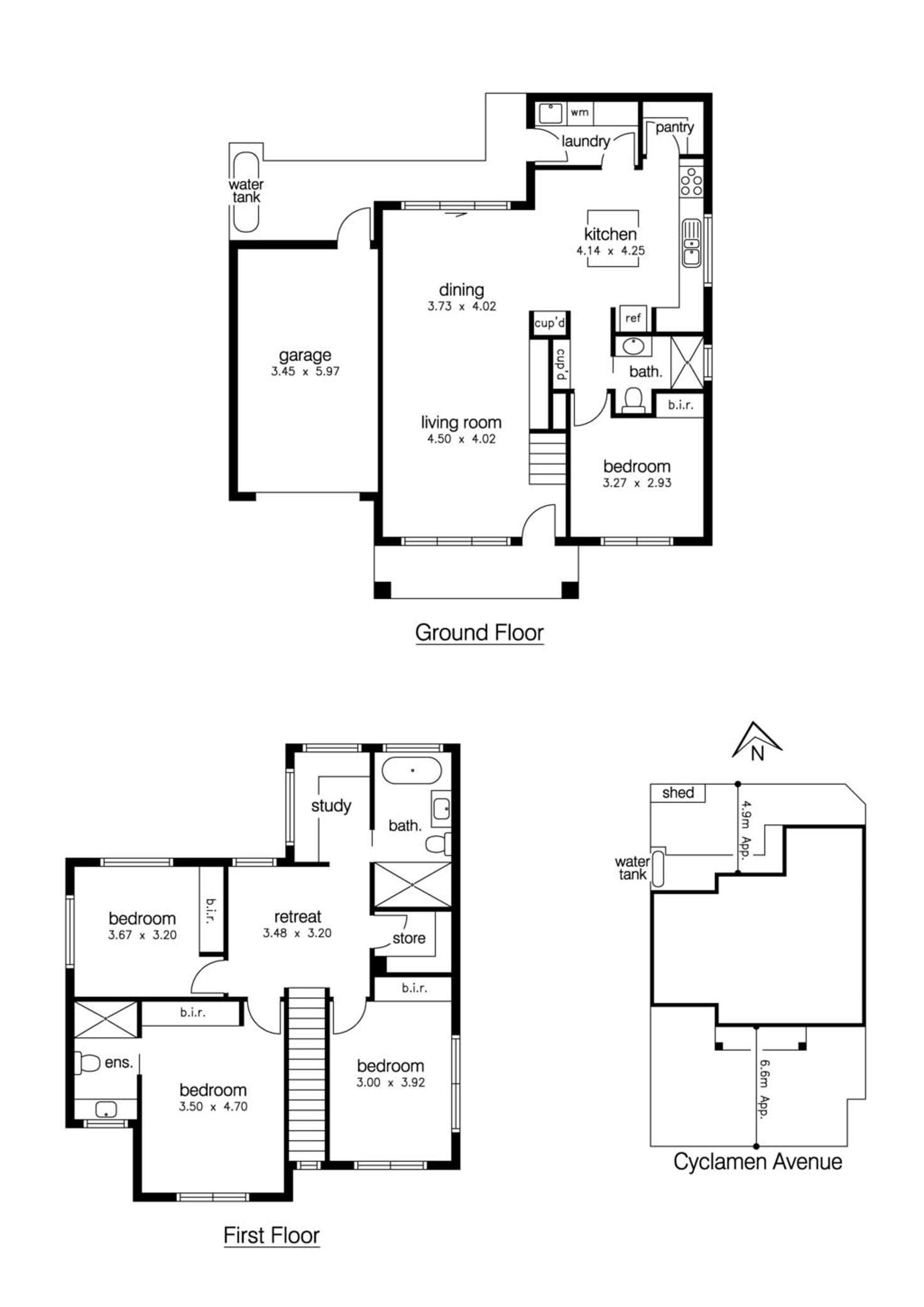 Floorplan of Homely house listing, 1/32 Cyclamen Avenue, Altona North VIC 3025