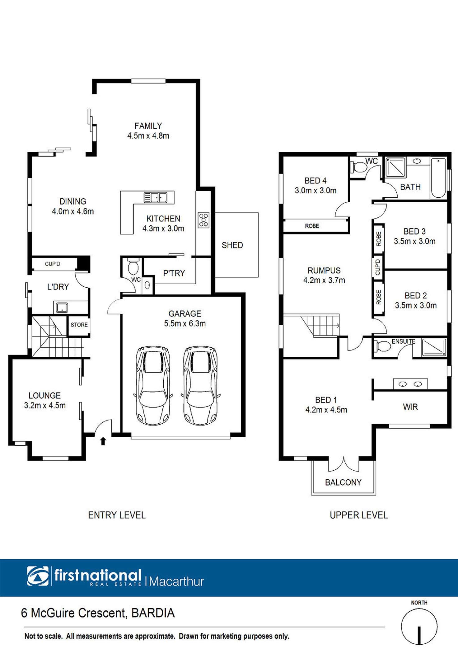 Floorplan of Homely house listing, 6 McGuire Crescent, Bardia NSW 2565