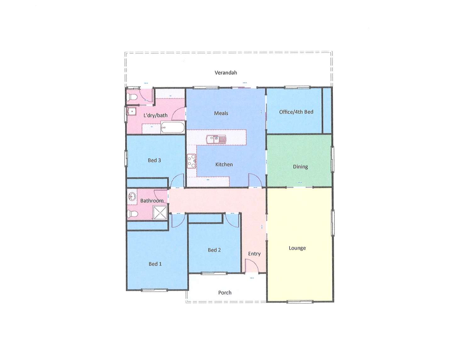 Floorplan of Homely house listing, 9 Henderson Street, Ararat VIC 3377