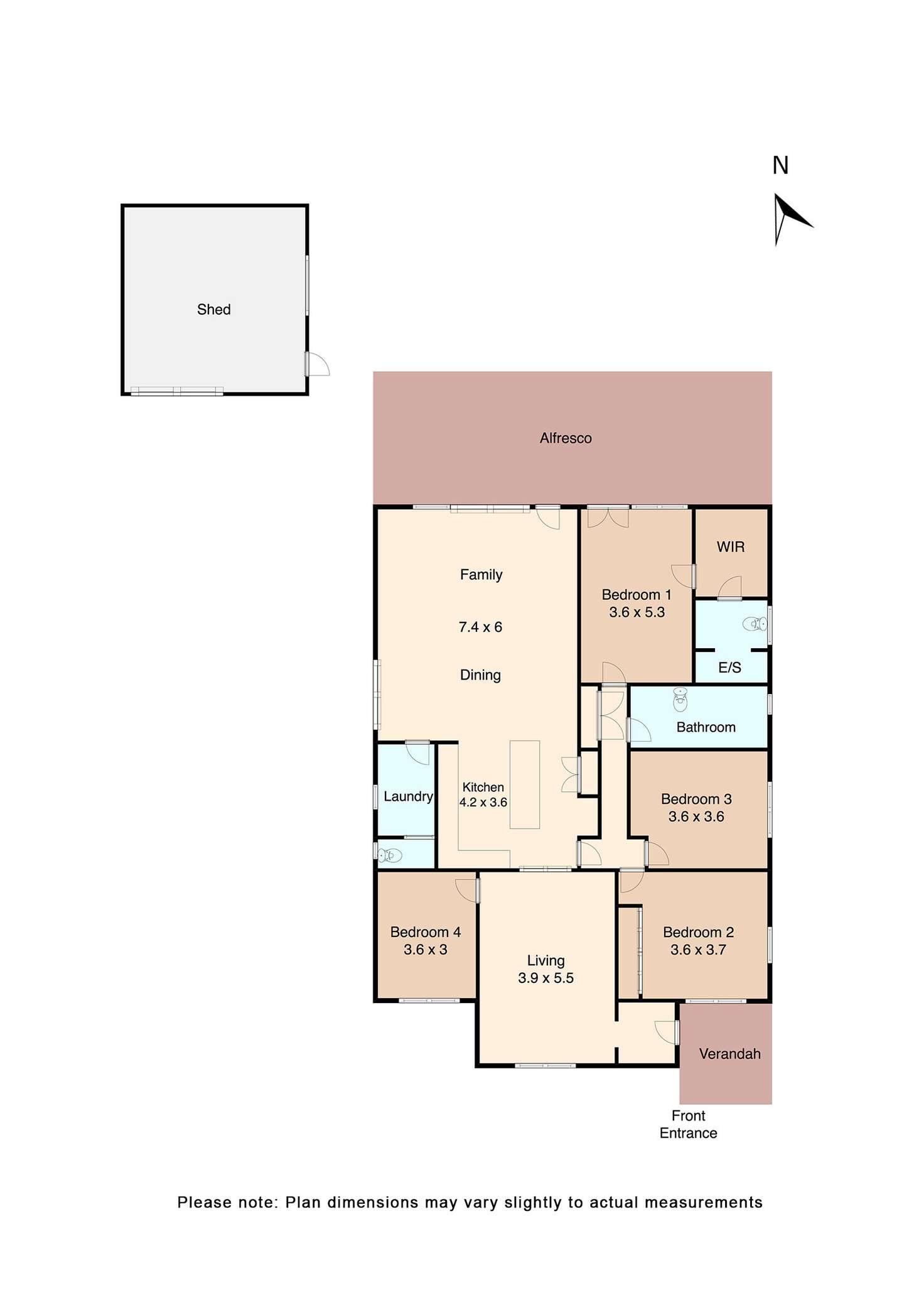 Floorplan of Homely house listing, 163 Morgan Street, Sebastopol VIC 3356
