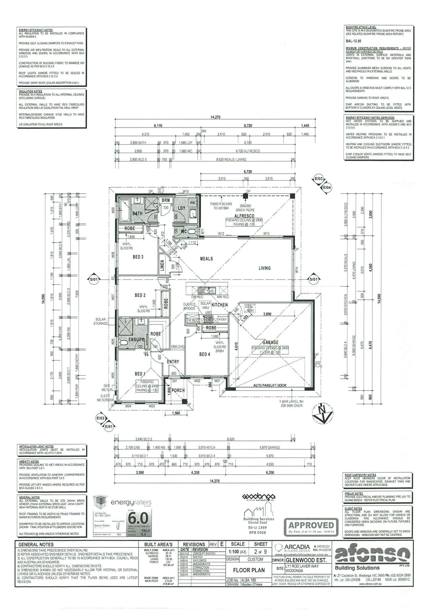 Floorplan of Homely house listing, 30 Rod Laver Way, Baranduda VIC 3691