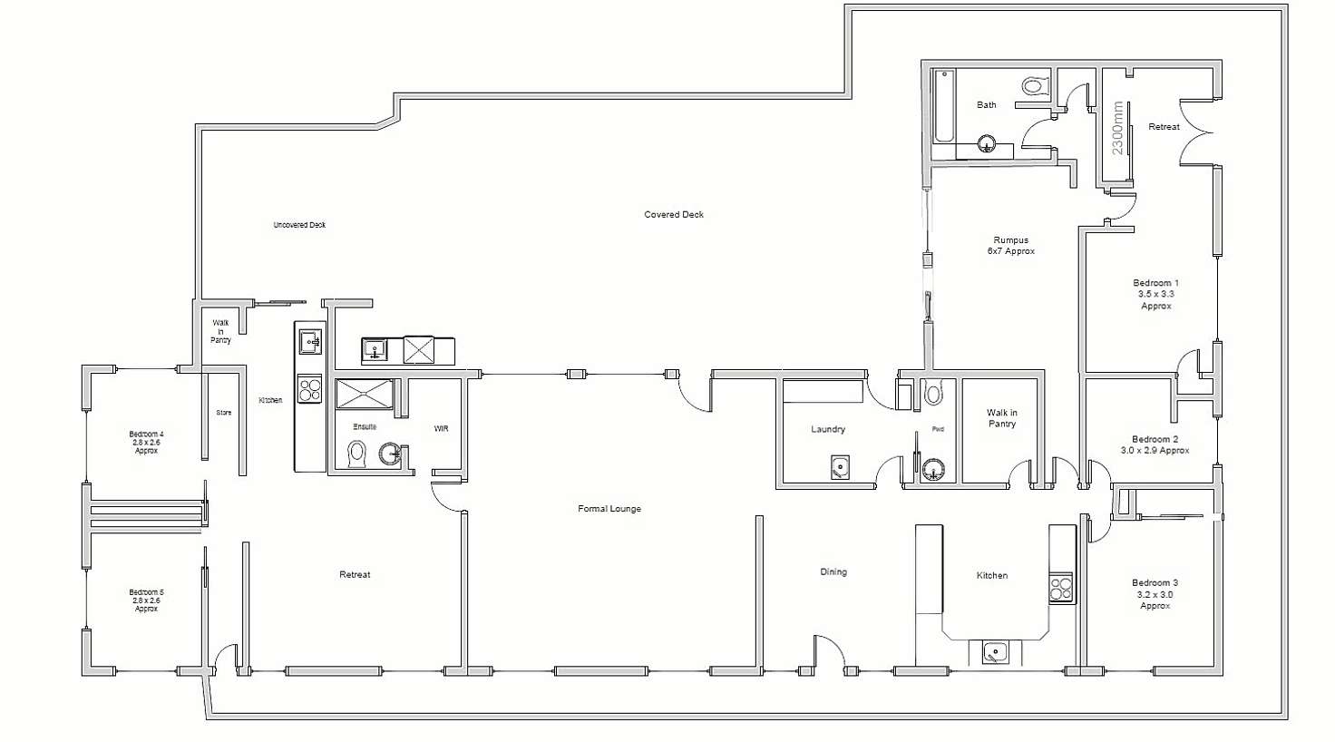 Floorplan of Homely house listing, 838 Ballan-Greendale Road, Greendale VIC 3341