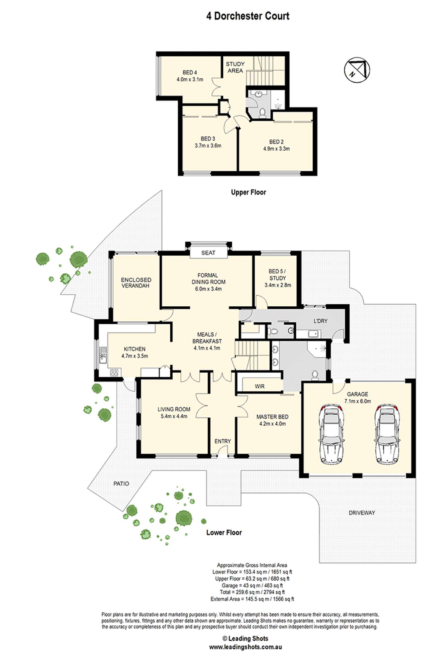 Floorplan of Homely house listing, 4 Dorchester Court, Murrumba Downs QLD 4503