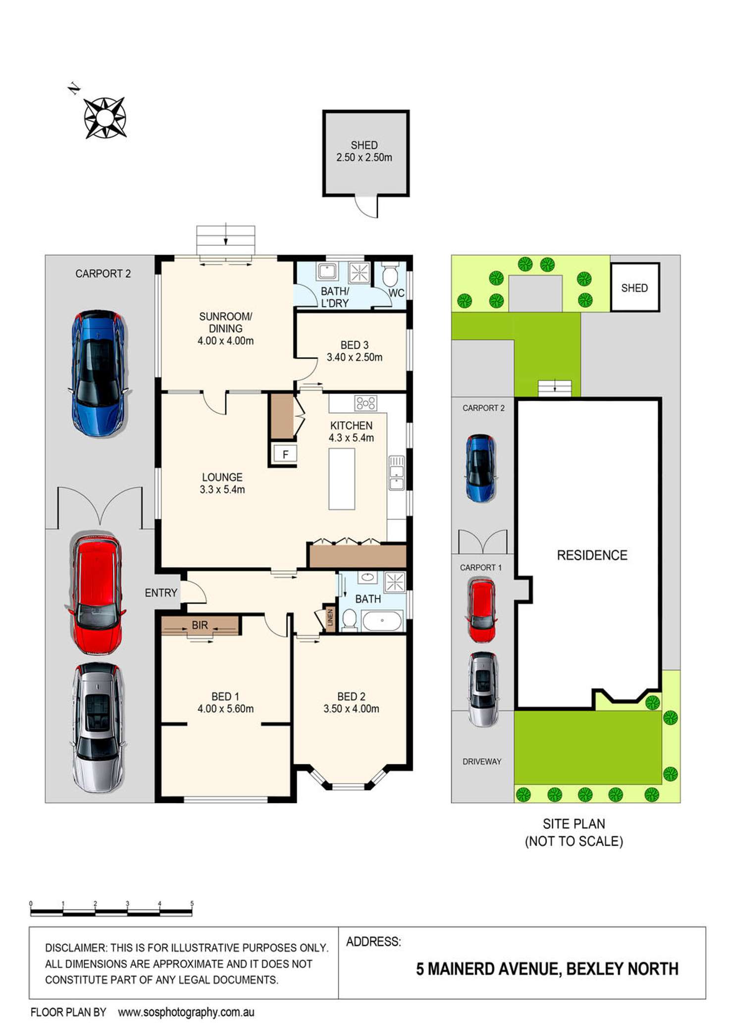 Floorplan of Homely house listing, 5 Mainerd Avenue, Bexley North NSW 2207