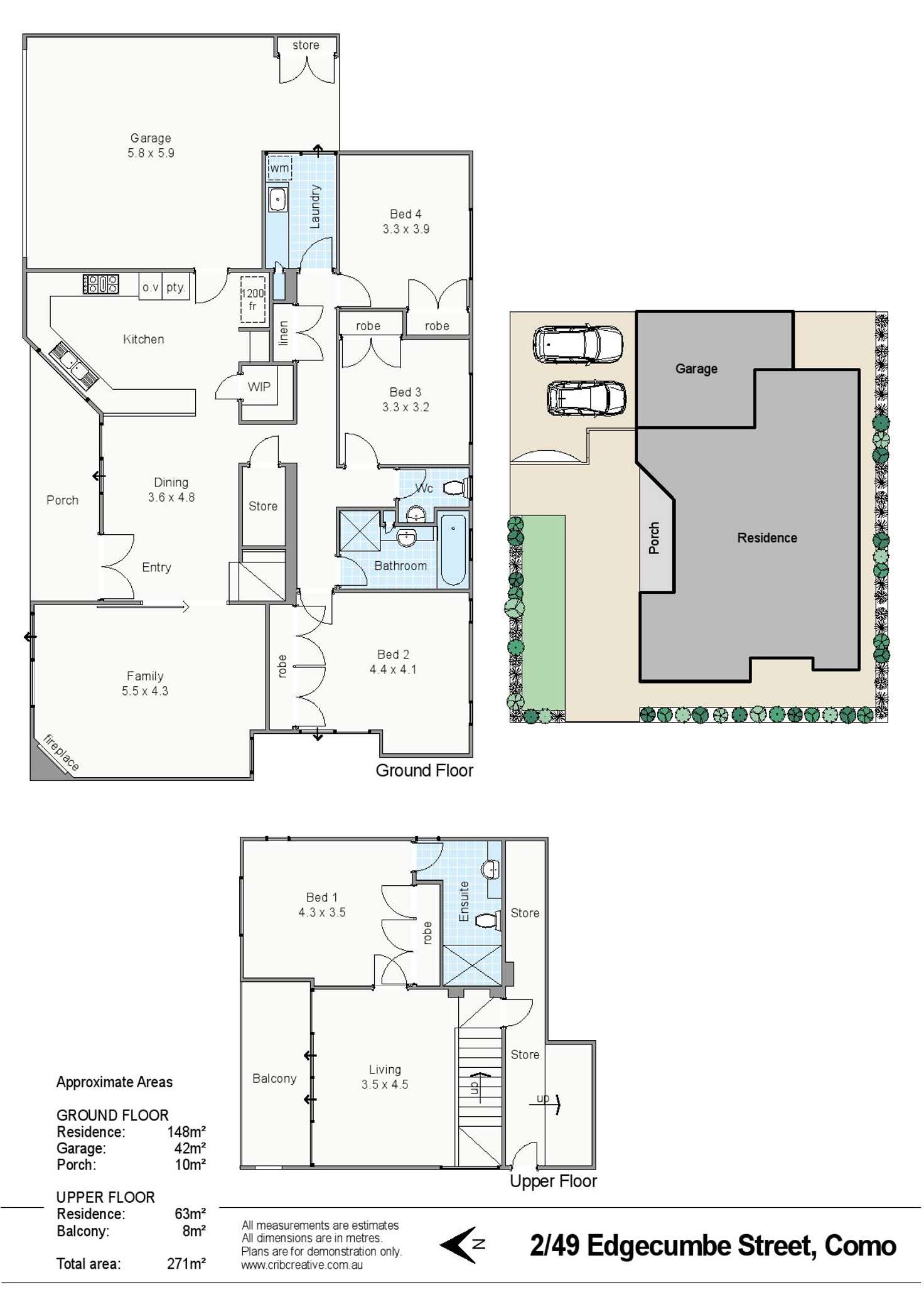 Floorplan of Homely house listing, 2/49 Edgecumbe Street, Como WA 6152