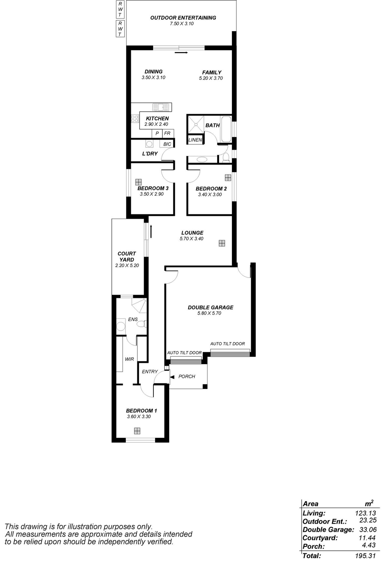 Floorplan of Homely house listing, 22 Bolingbroke Avenue, Fulham Gardens SA 5024