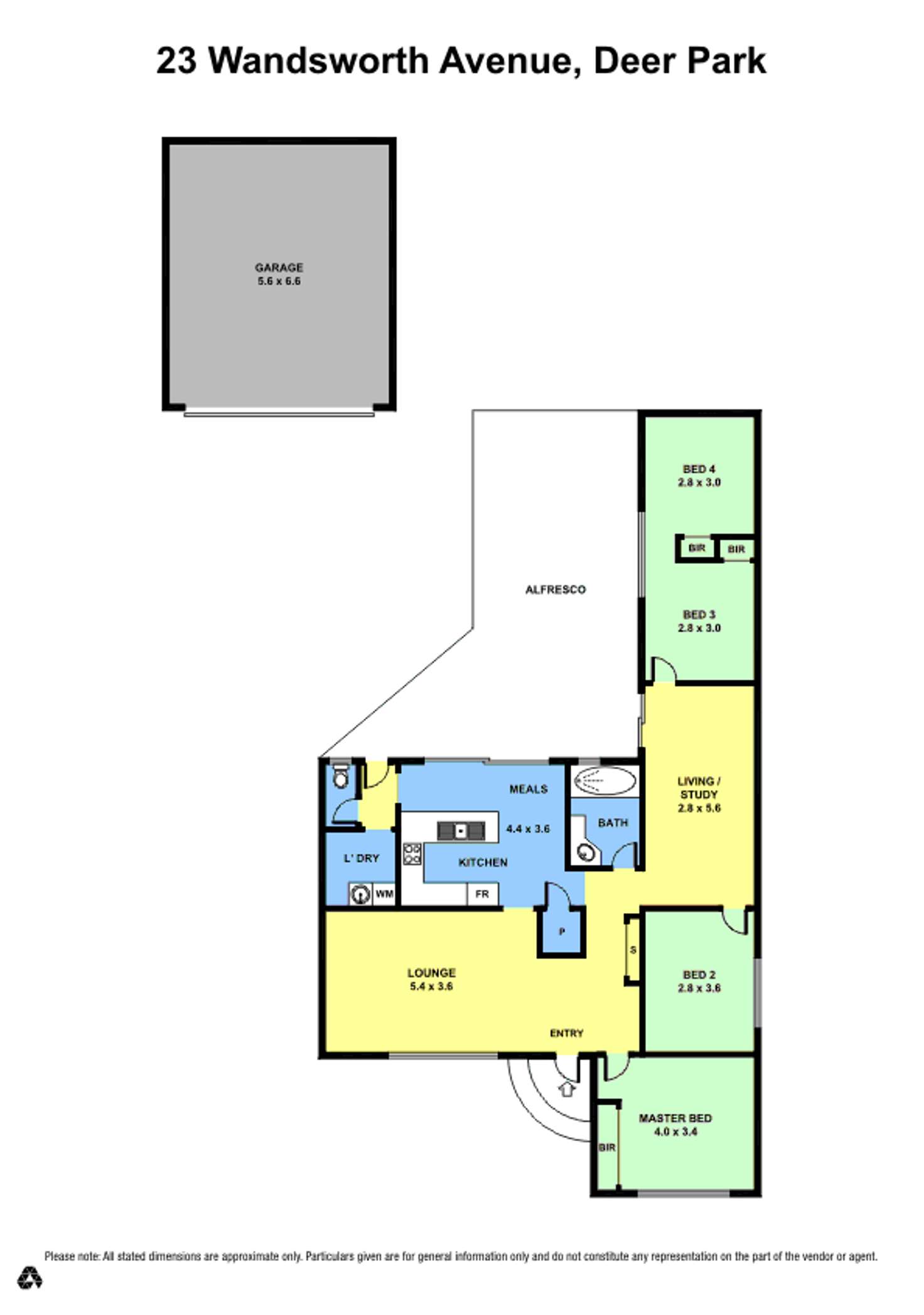 Floorplan of Homely house listing, 23 Wandsworth Avenue, Deer Park VIC 3023