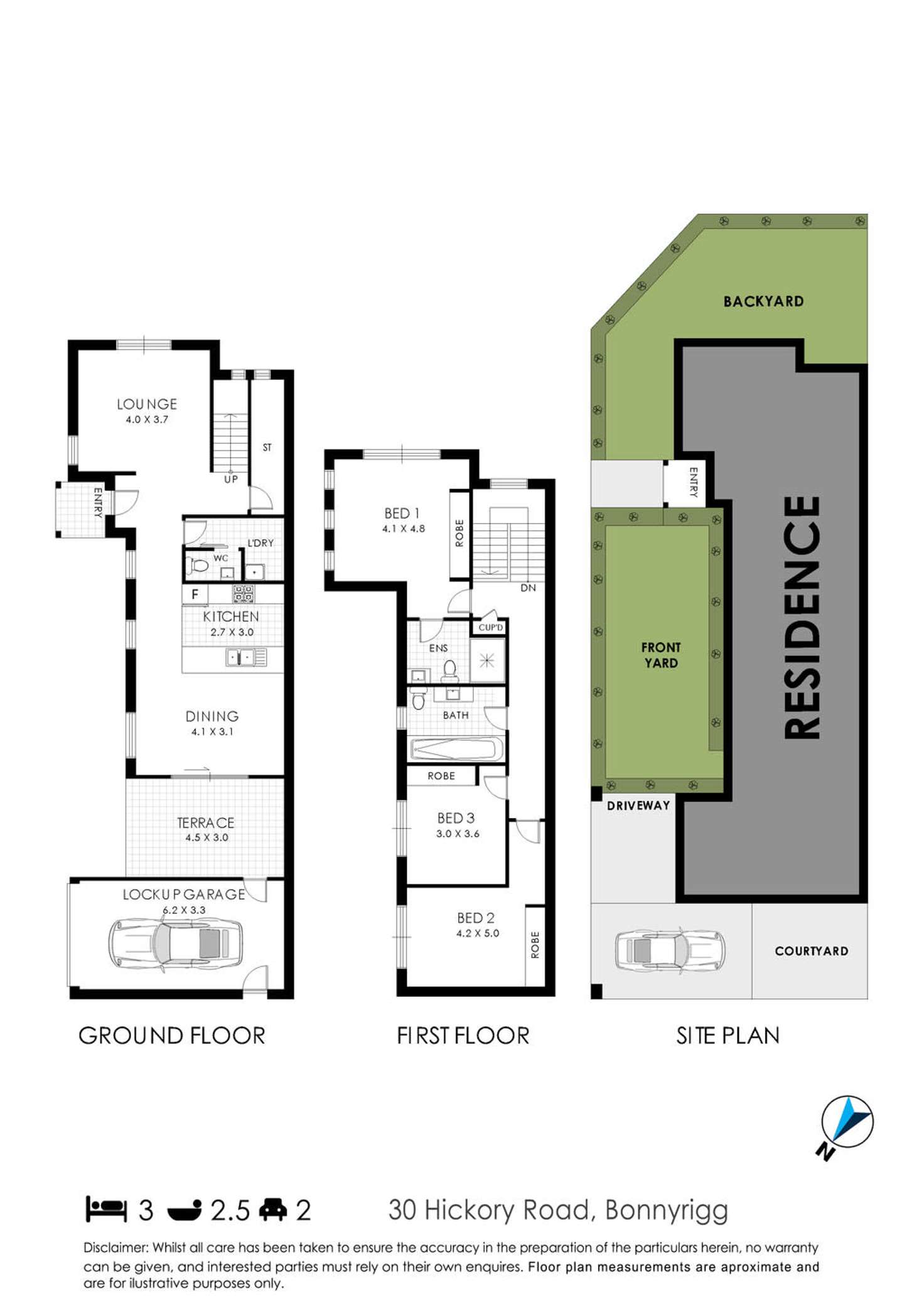 Floorplan of Homely house listing, 30 Hickory Road, Bonnyrigg NSW 2177