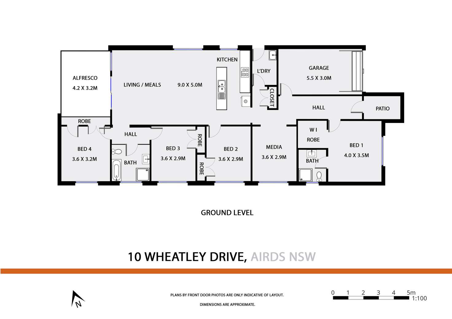 Floorplan of Homely house listing, 10 Wheatley Drive, Airds NSW 2560
