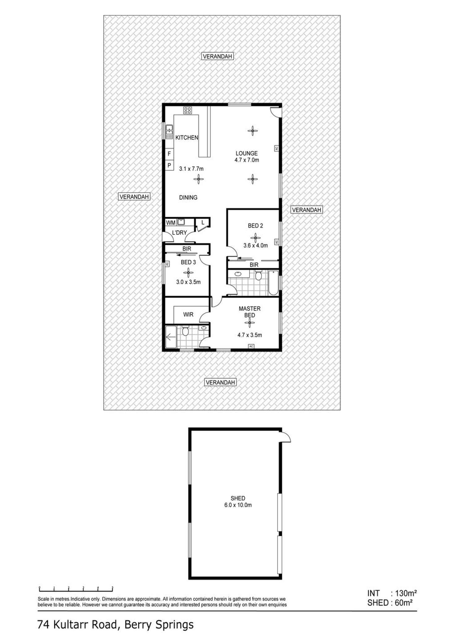 Floorplan of Homely house listing, 74 Kultarr Road, Berry Springs NT 838