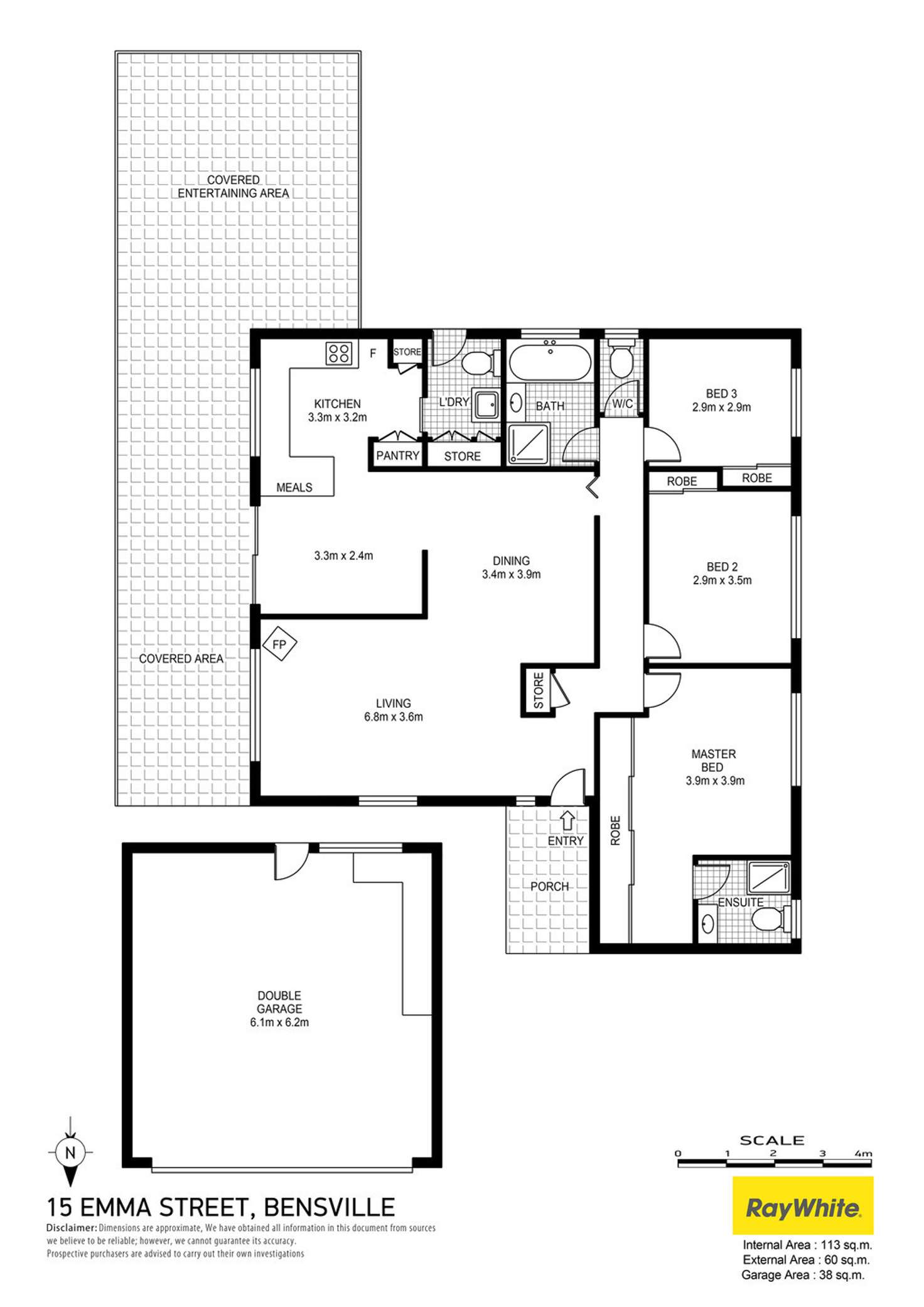 Floorplan of Homely house listing, 15 Emma Street, Bensville NSW 2251