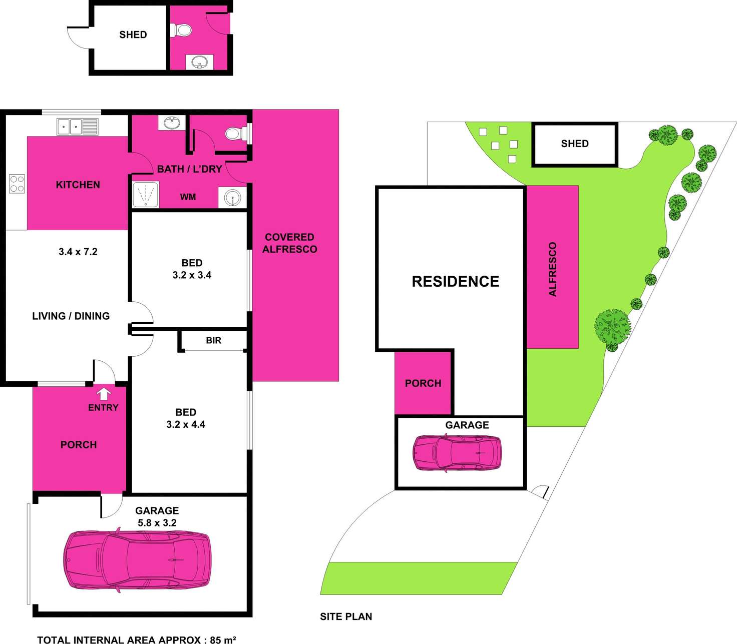 Floorplan of Homely unit listing, 1/4 Shara Court, Belmont VIC 3216