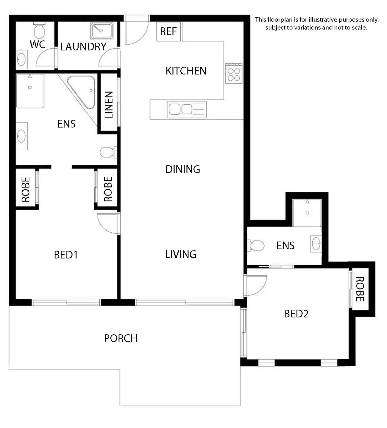 Floorplan of Homely unit listing, 224/10 Okinja Road, Alexandra Headland QLD 4572