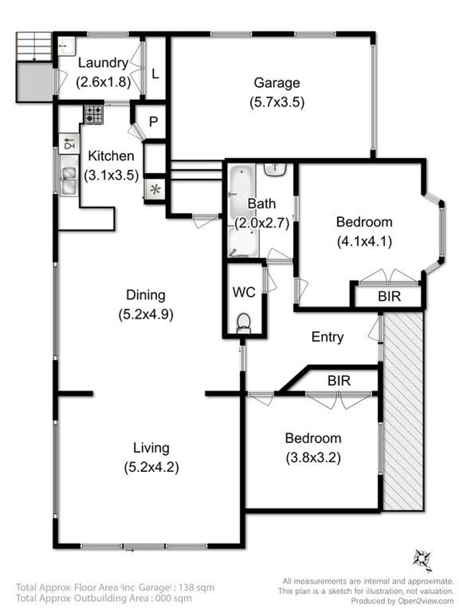 Floorplan of Homely house listing, 4/4 Home Avenue, Blackmans Bay TAS 7052