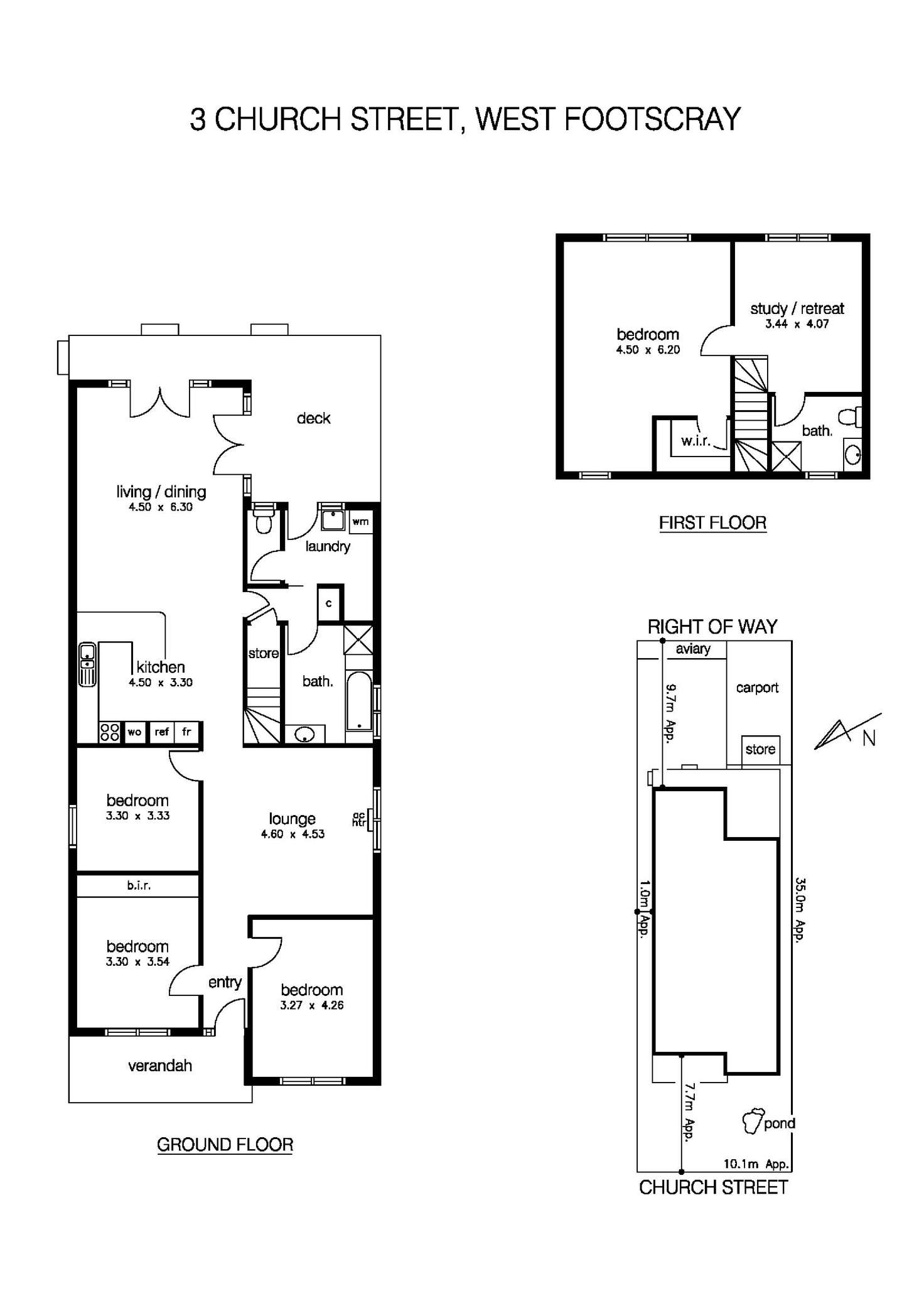 Floorplan of Homely house listing, 3 Church Street, West Footscray VIC 3012