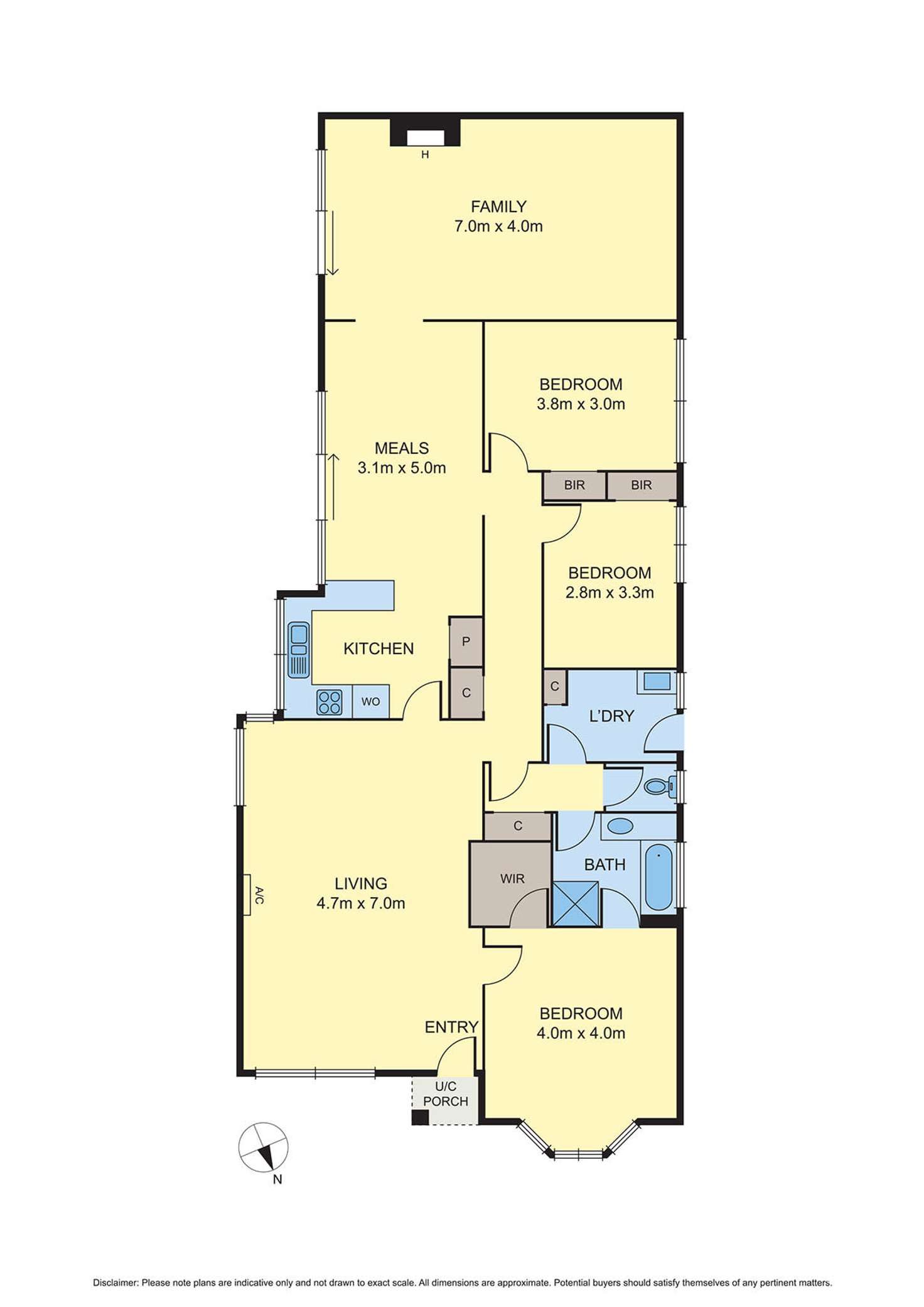 Floorplan of Homely house listing, 57 Dorchester Street, Craigieburn VIC 3064