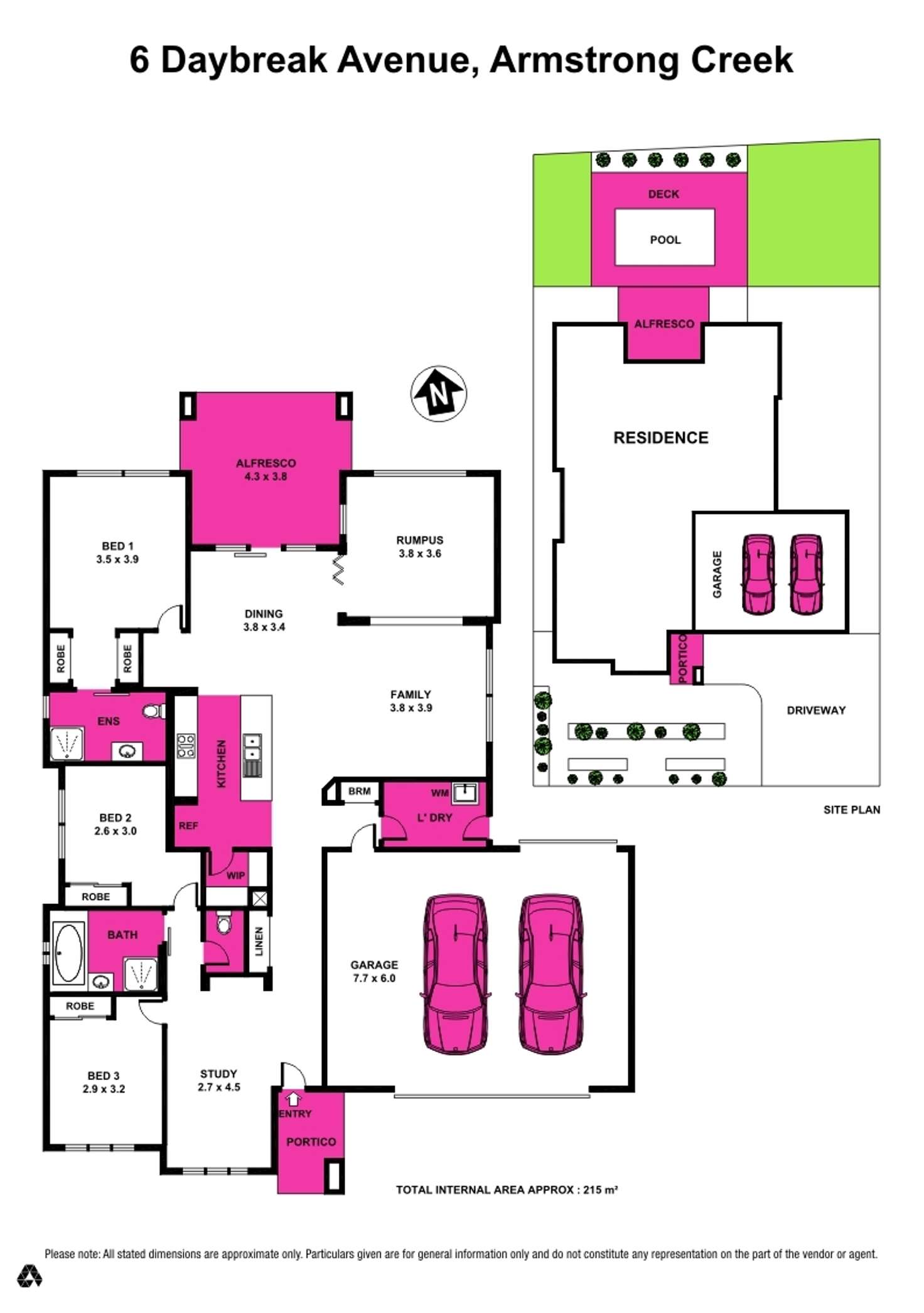 Floorplan of Homely house listing, 6 Daybreak Avenue, Armstrong Creek VIC 3217