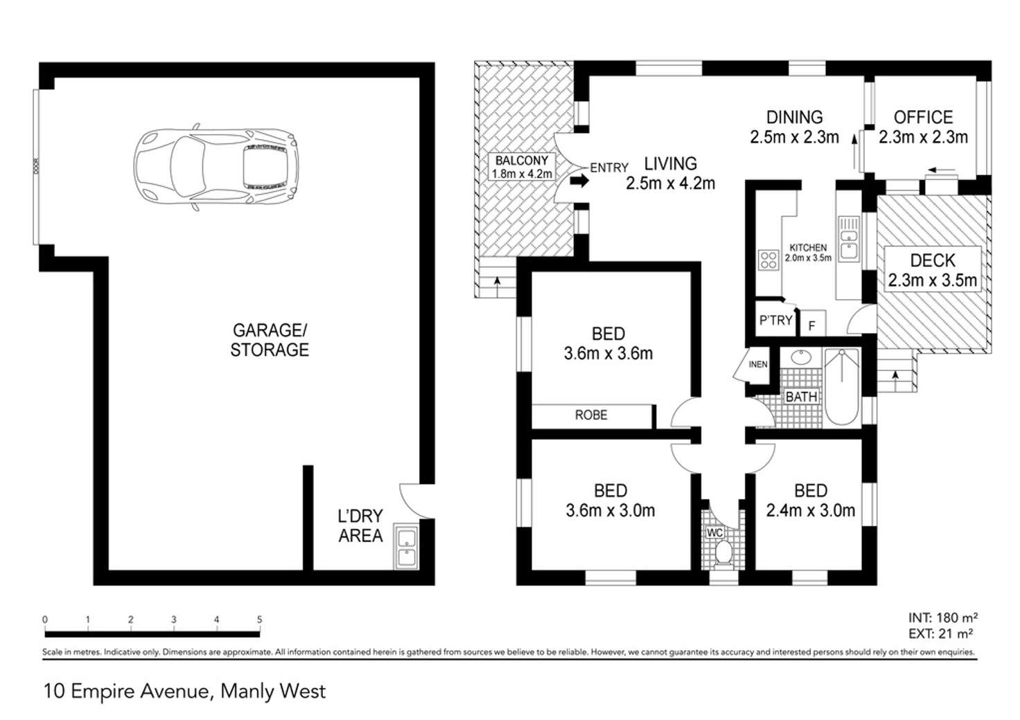 Floorplan of Homely house listing, 10 EMPIRE AVENUE, Manly West QLD 4179