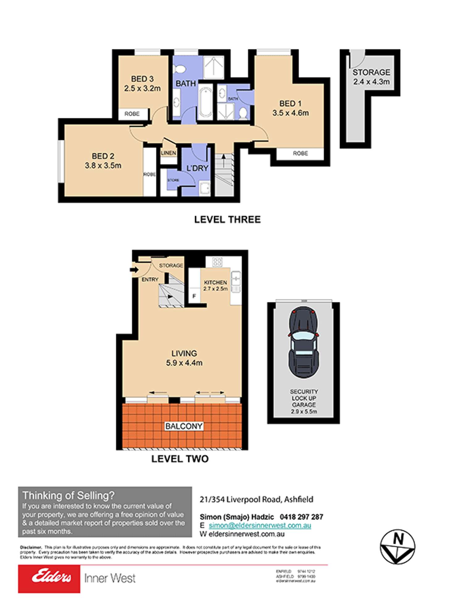 Floorplan of Homely unit listing, 21/354 Liverpool Road, Ashfield NSW 2131