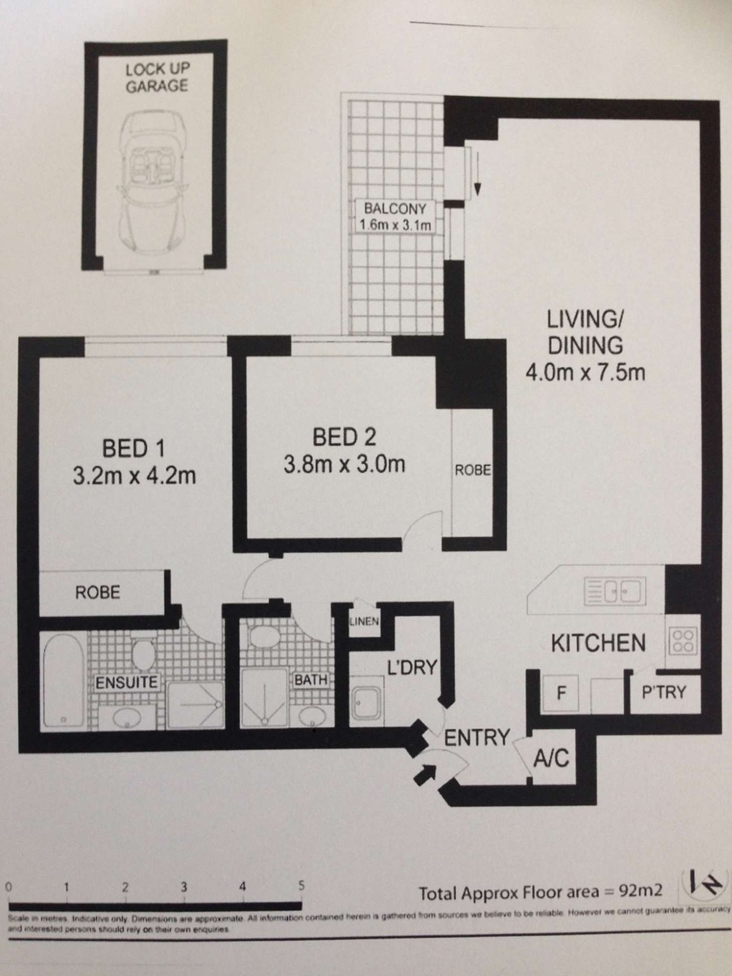 Floorplan of Homely apartment listing, 202/158 Day street, Sydney NSW 2000