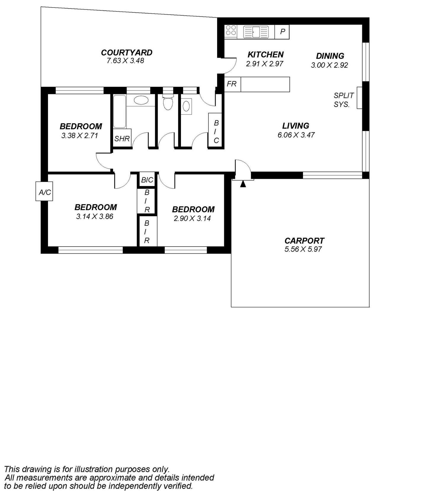 Floorplan of Homely house listing, 2 Lawrie Street, Pooraka SA 5095