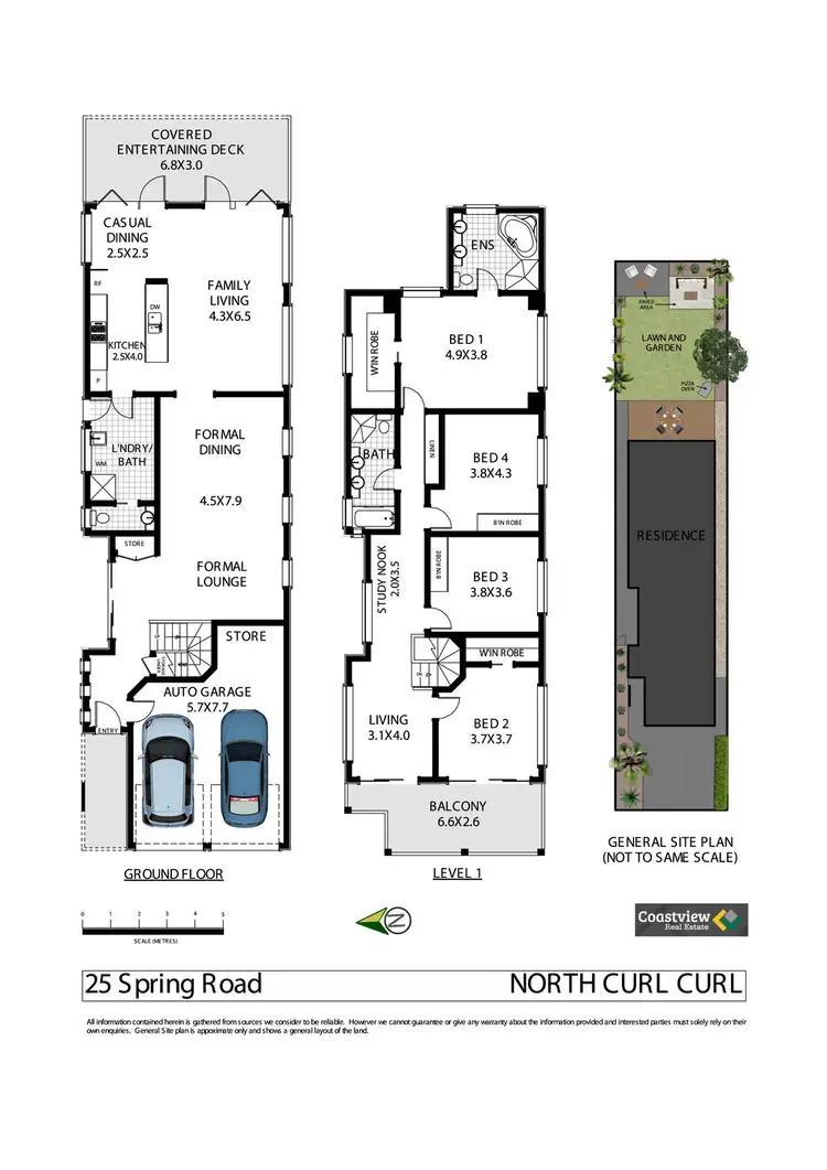 Floorplan of Homely house listing, 25 Spring Road, North Curl Curl NSW 2099