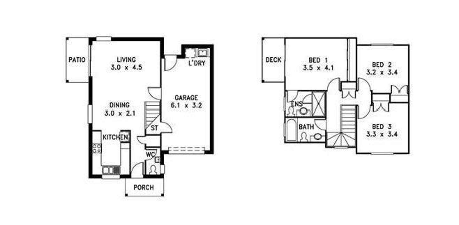 Floorplan of Homely townhouse listing, 26/146 Frasers Road, Mitchelton QLD 4053