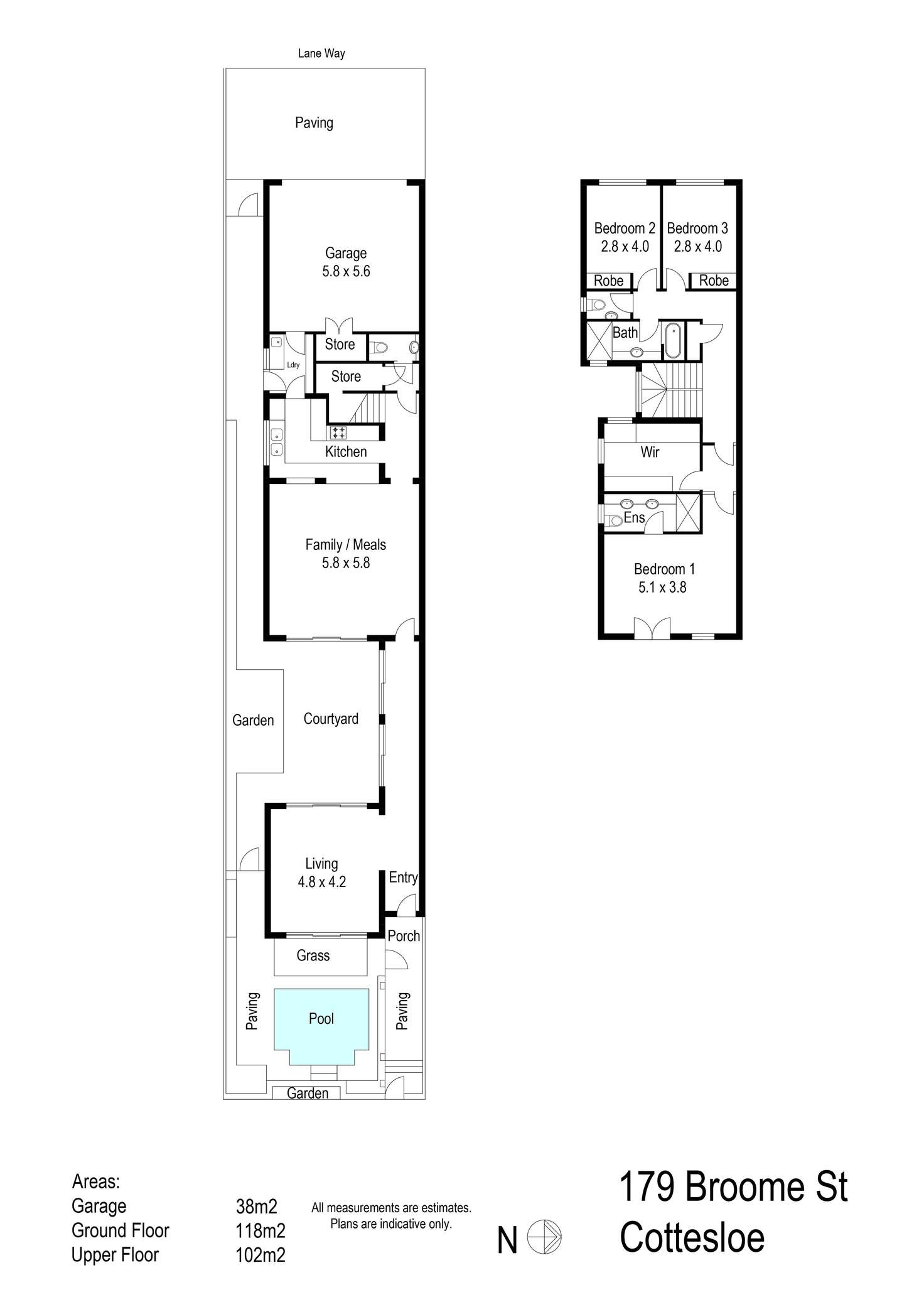 Floorplan of Homely house listing, 179 Broome Street, Cottesloe WA 6011