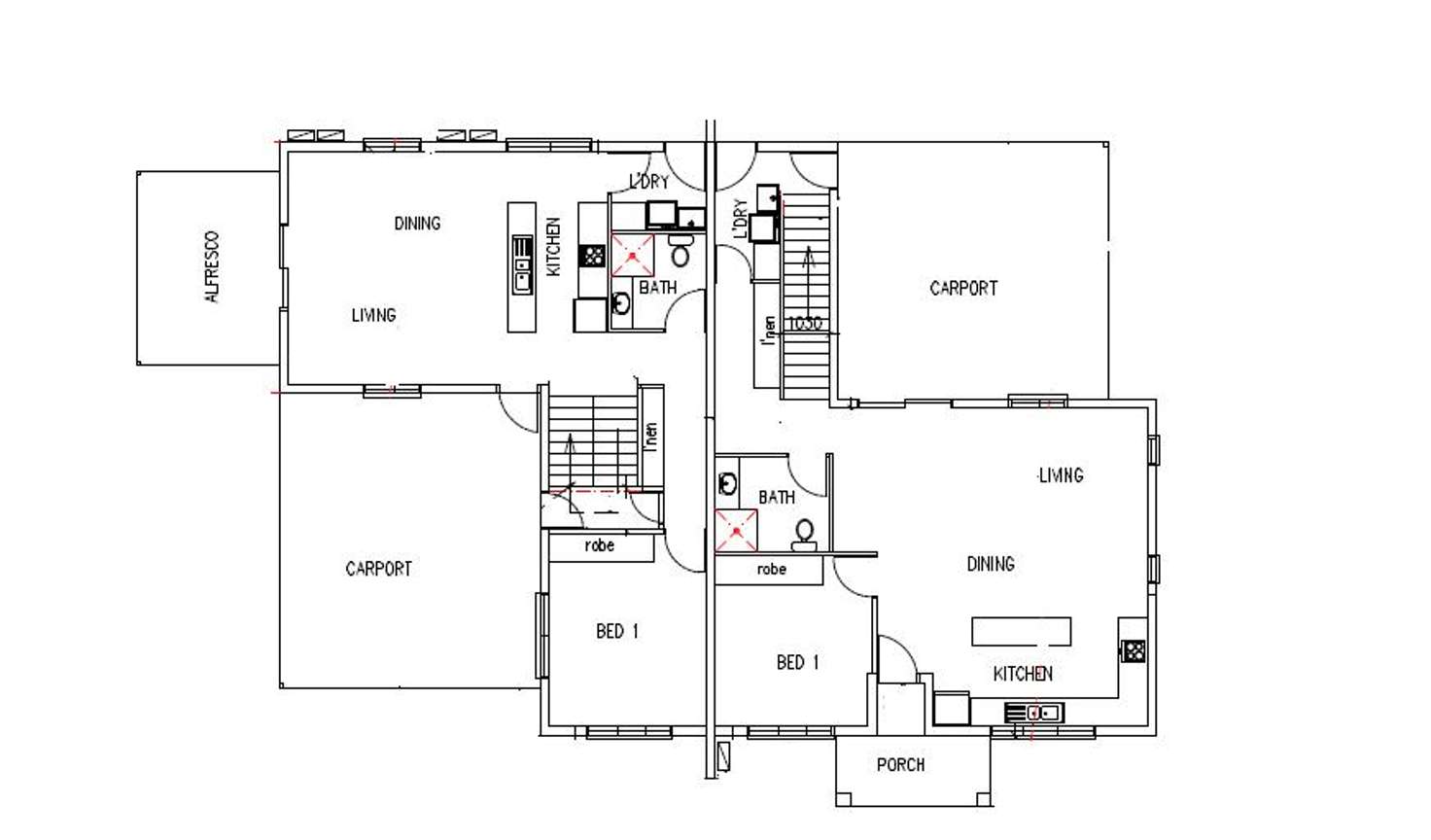 Floorplan of Homely townhouse listing, 1/14 Barratt Street, Muirhead NT 810