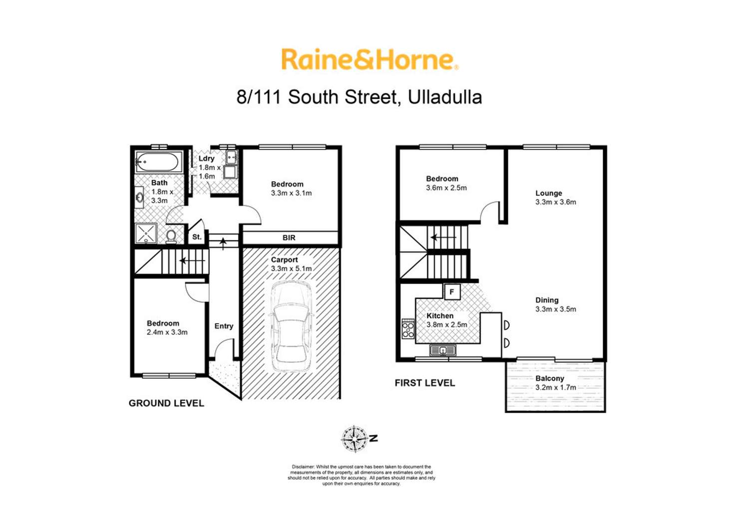 Floorplan of Homely unit listing, 8/111 South Street, Ulladulla NSW 2539