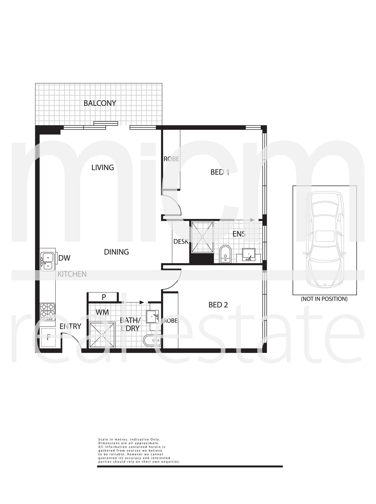 Floorplan of Homely apartment listing, 1906/118 Kavanagh Street, Southbank VIC 3006