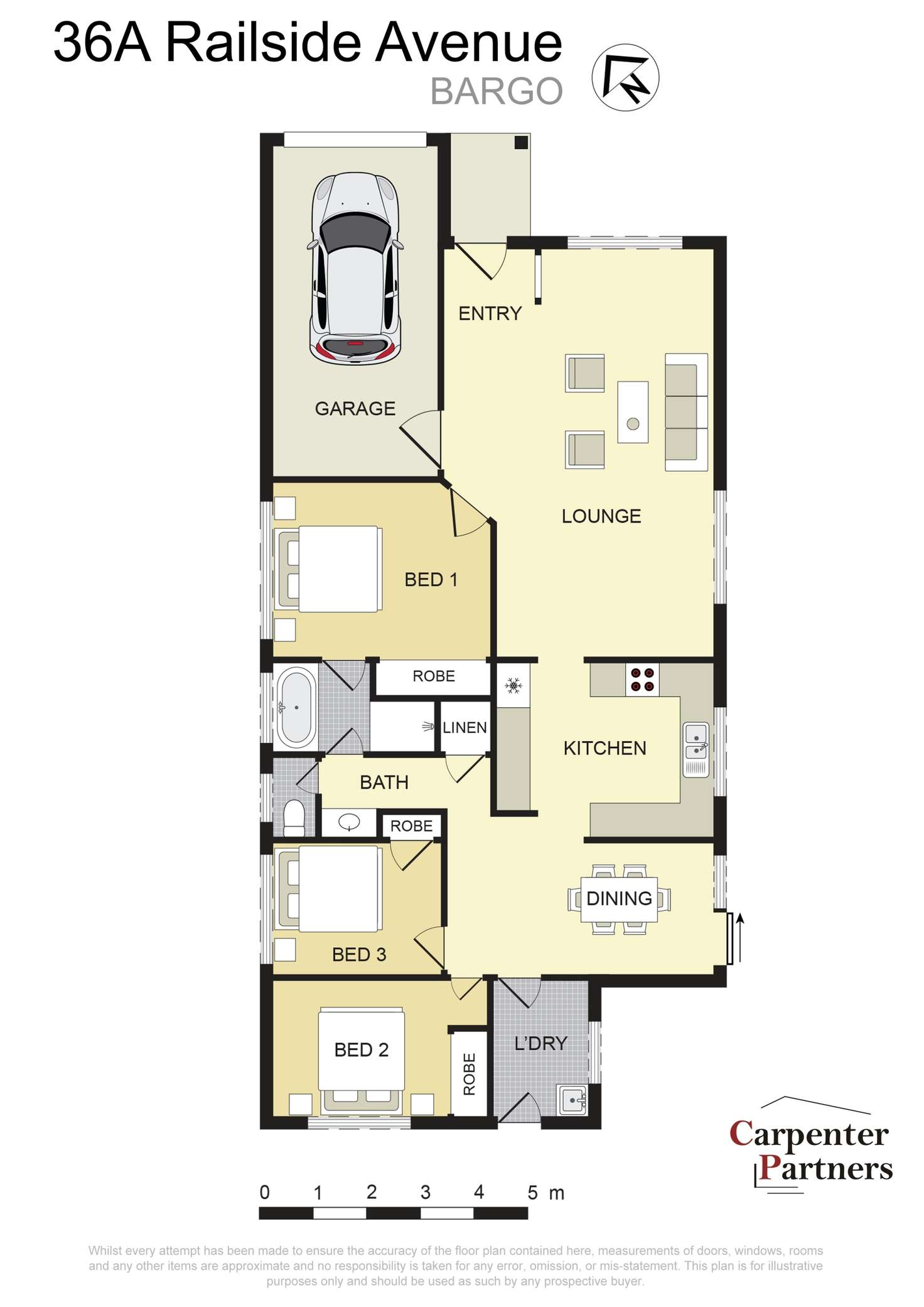 Floorplan of Homely house listing, 36A Railside Avenue, Bargo NSW 2574