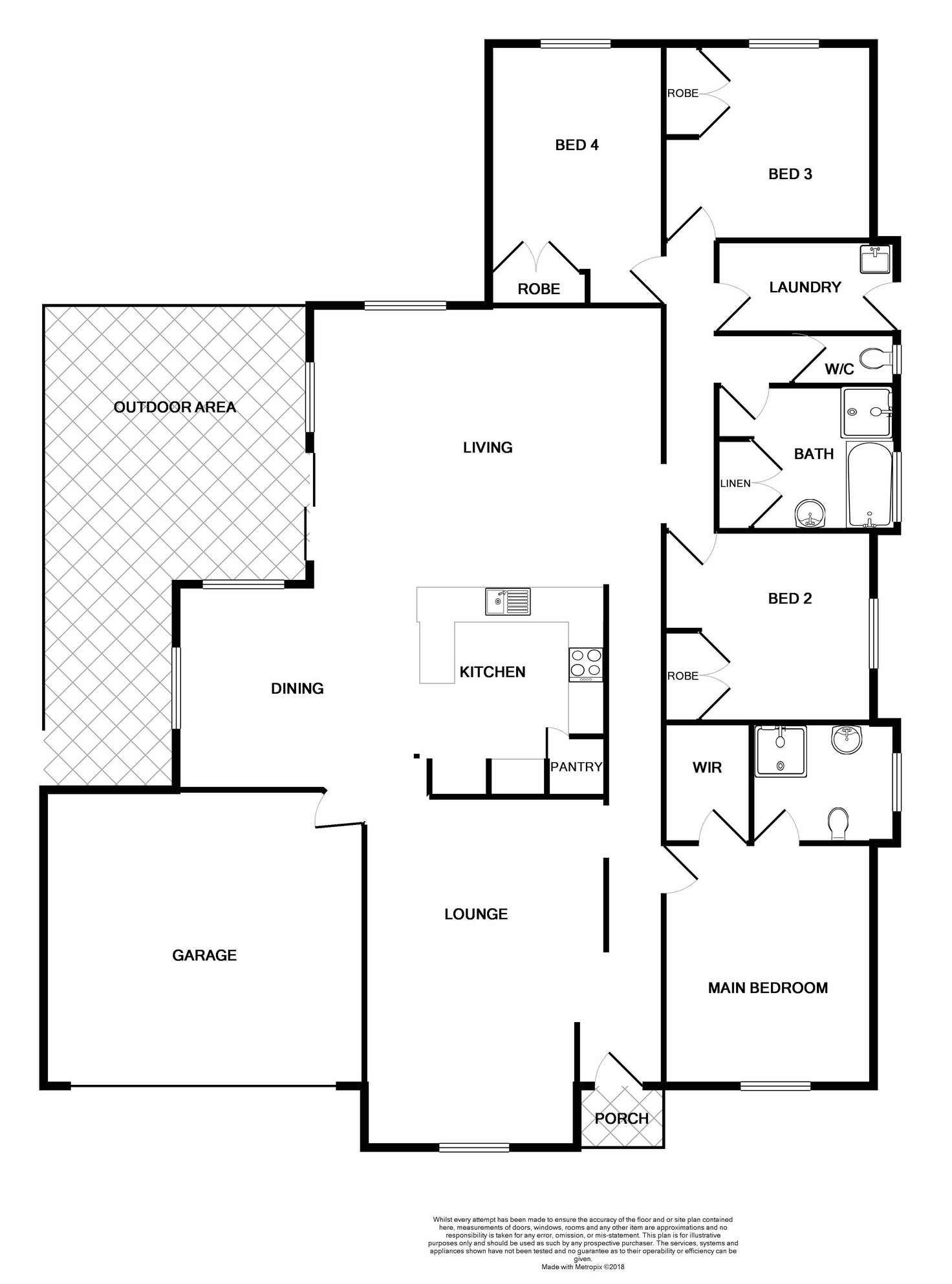 Floorplan of Homely house listing, 5 Birch Grove, Aberglasslyn NSW 2320