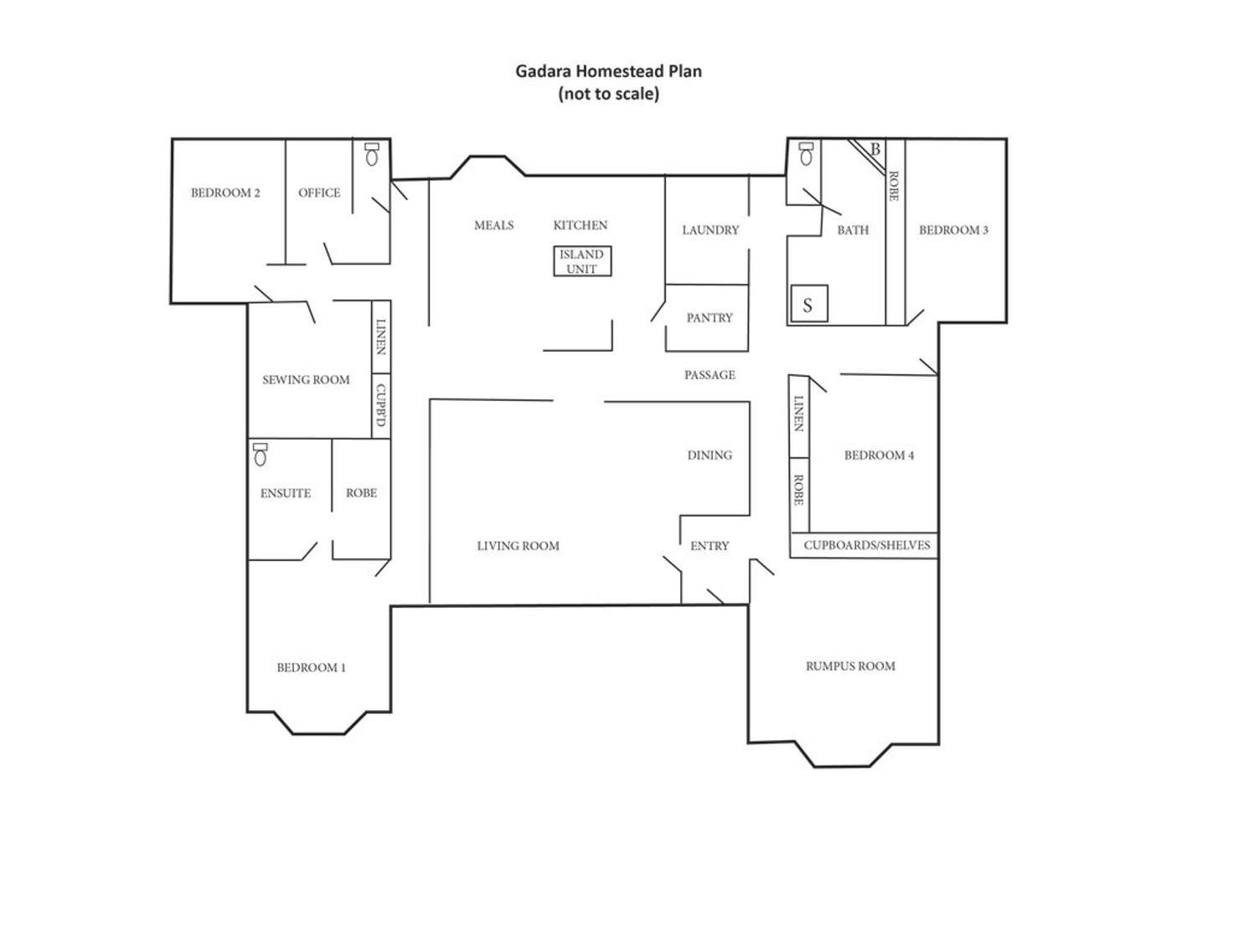 Floorplan of Homely mixedFarming listing, 2376 Red Bluff Road, Bordertown SA 5268