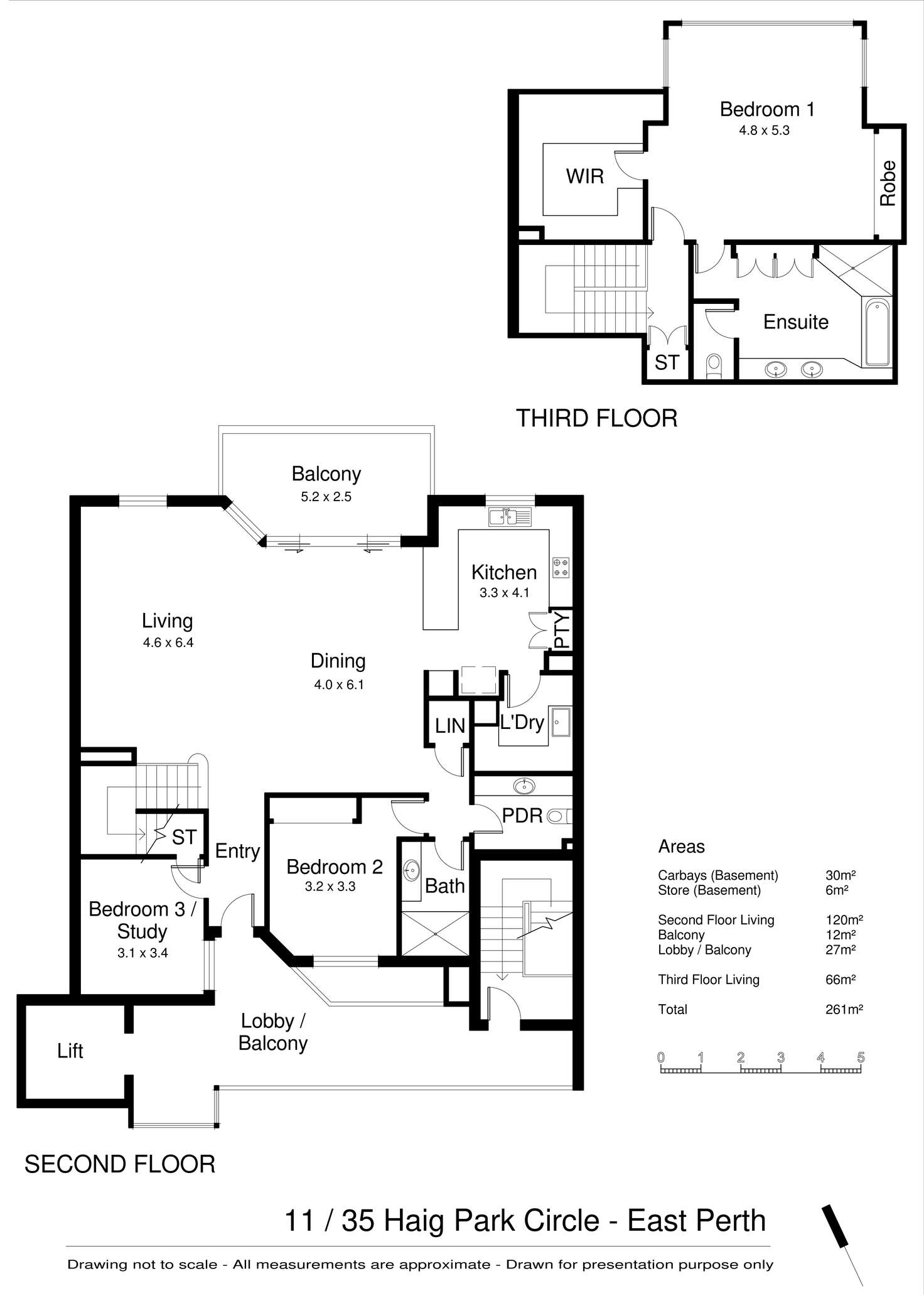 Floorplan of Homely apartment listing, 11/35 Haig Park Circle, East Perth WA 6004