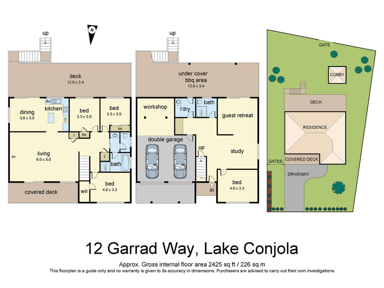 Floorplan of Homely house listing, 12 Garrad Way, Lake Conjola NSW 2539