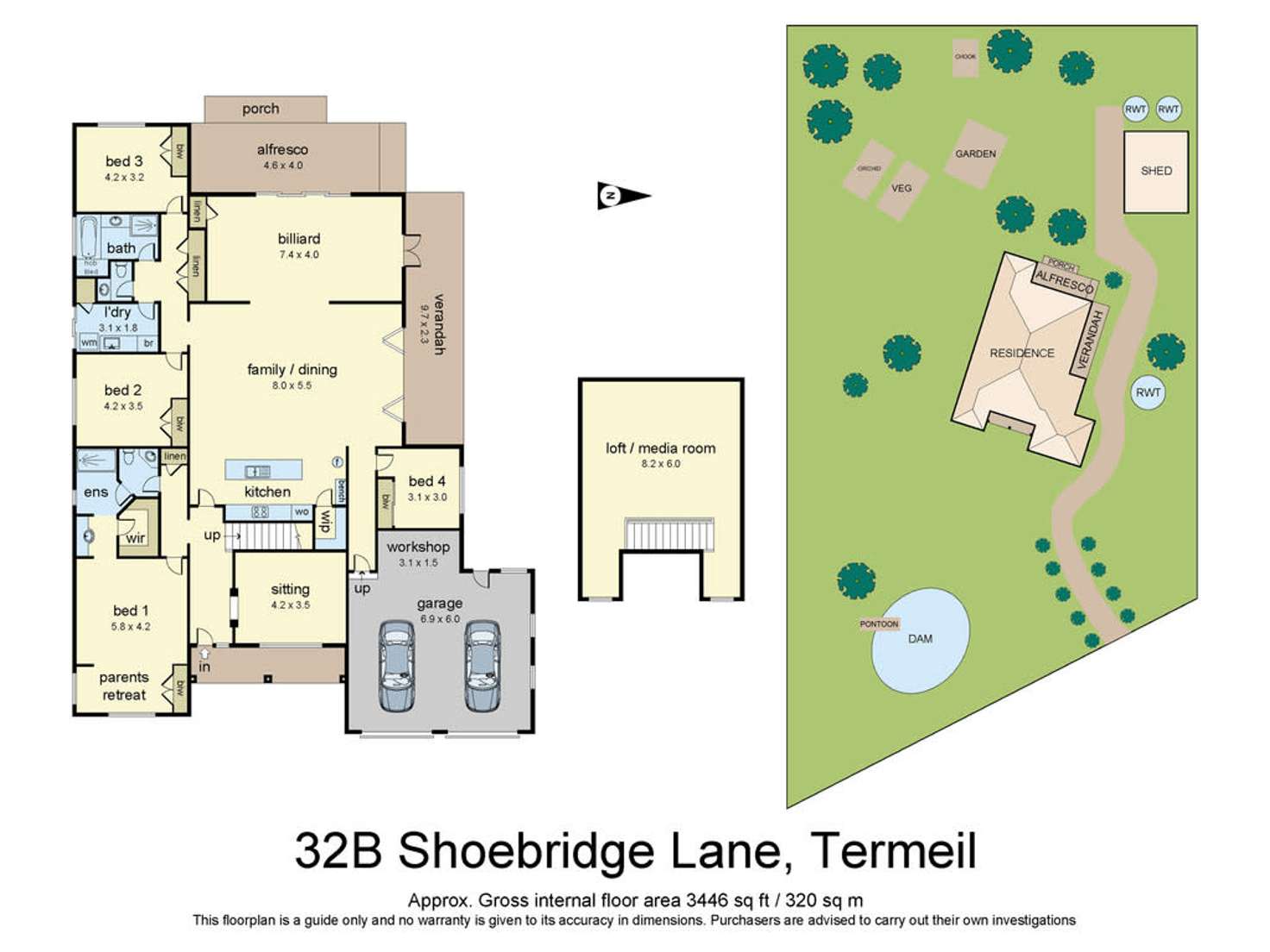 Floorplan of Homely acreageSemiRural listing, 32B Shoebridge Lane, Termeil NSW 2539