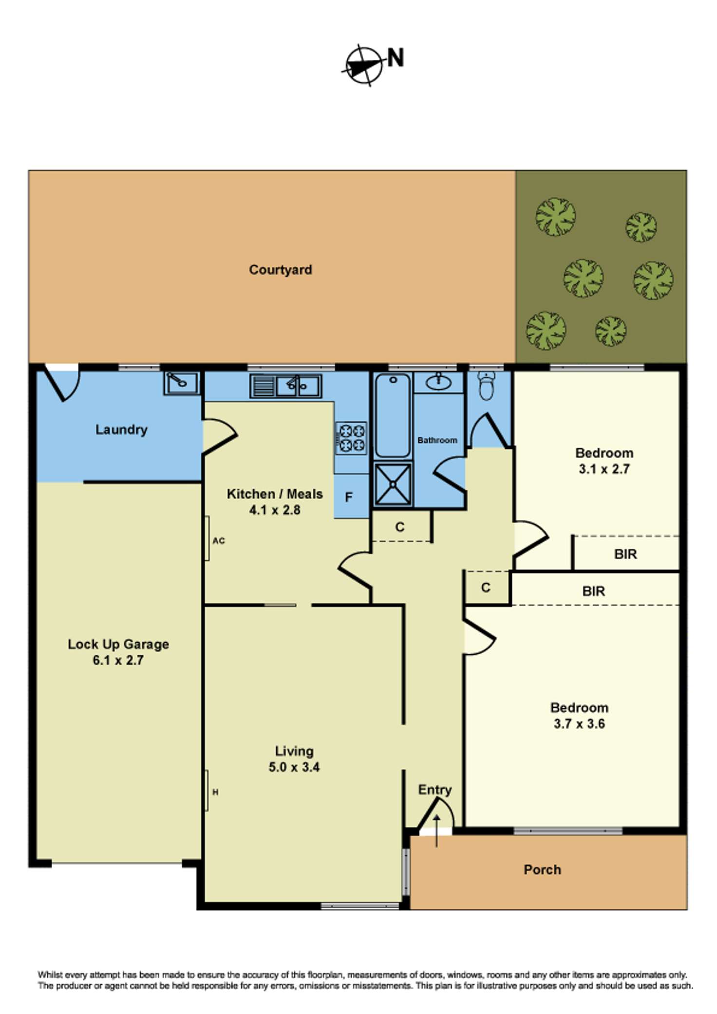 Floorplan of Homely townhouse listing, 11/9 Park Crescent, Williamstown North VIC 3016