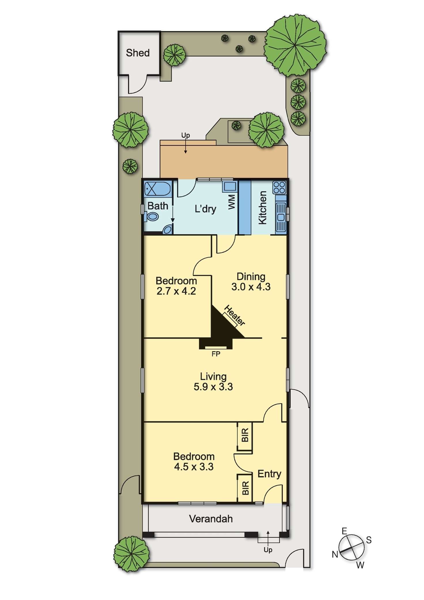 Floorplan of Homely house listing, 107 MacPherson Street, Footscray VIC 3011