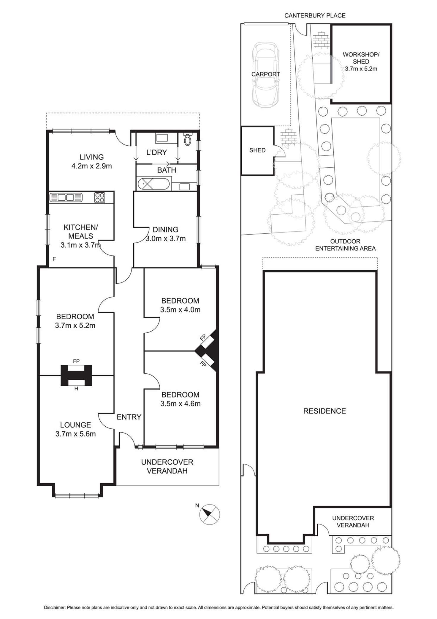 Floorplan of Homely house listing, 339 Richardson Street, Middle Park VIC 3206
