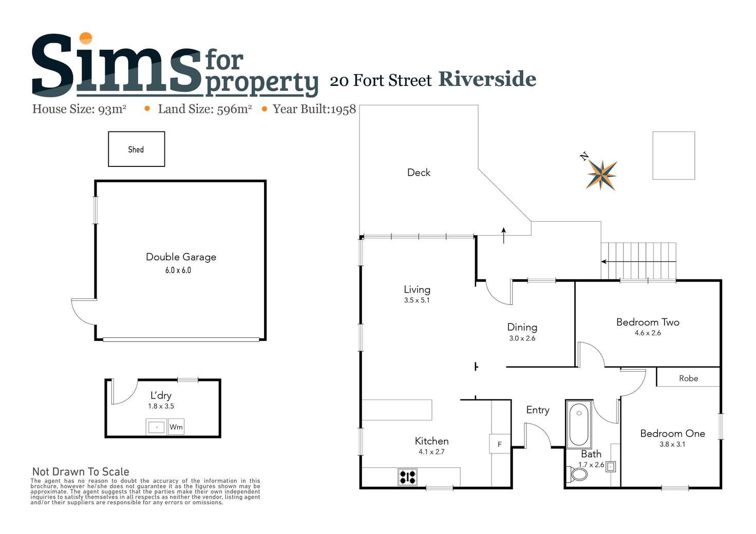 Floorplan of Homely house listing, 20 Fort Street, Riverside TAS 7250
