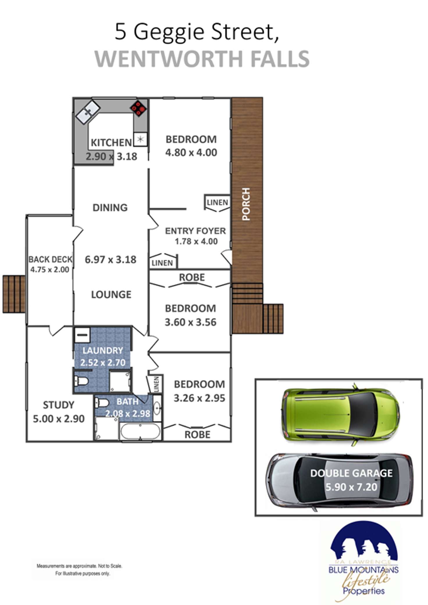 Floorplan of Homely house listing, 5 Geggie St, Wentworth Falls NSW 2782