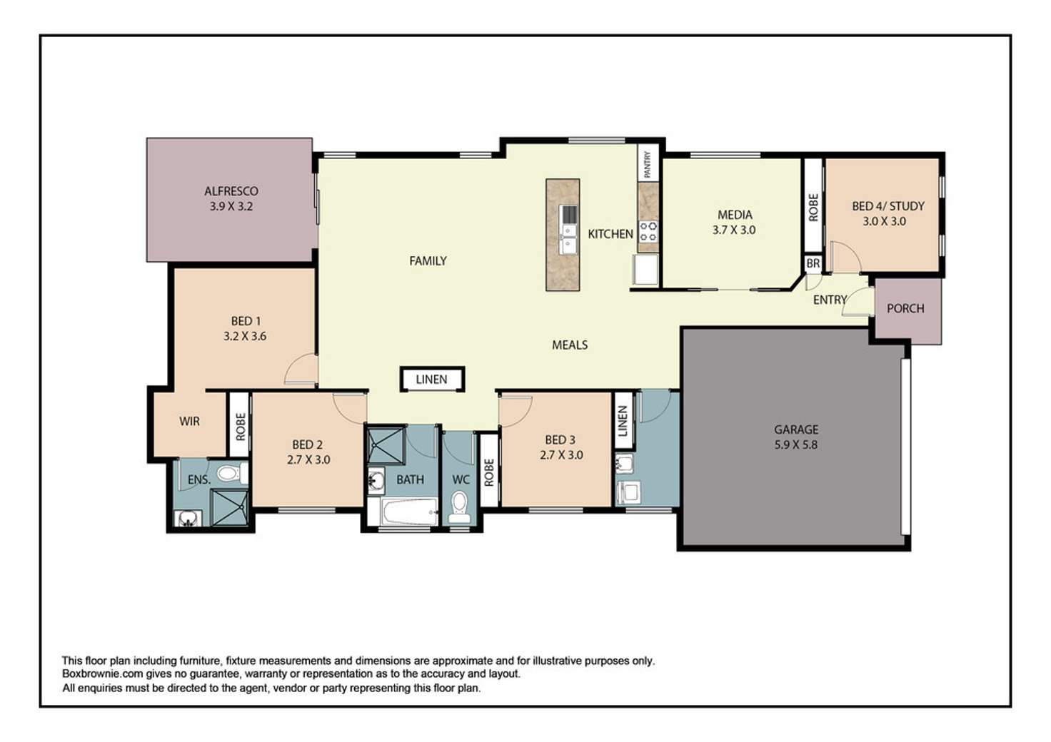 Floorplan of Homely house listing, 22 Whistler Place, Beerwah QLD 4519