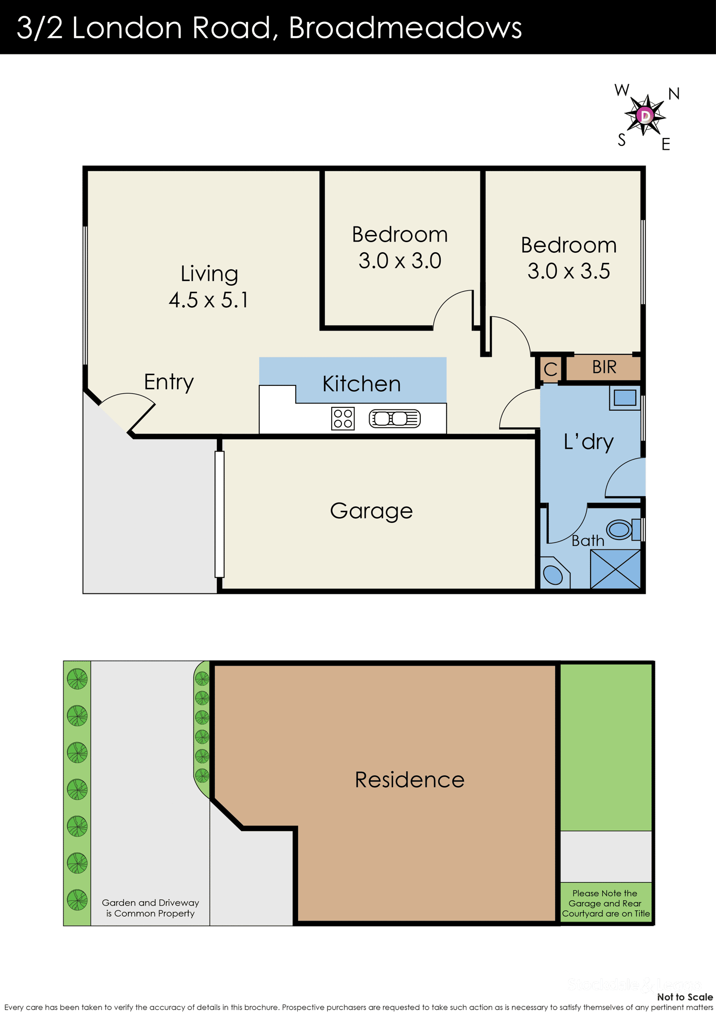 Floorplan of Homely unit listing, 3/2 London Road, Broadmeadows VIC 3047
