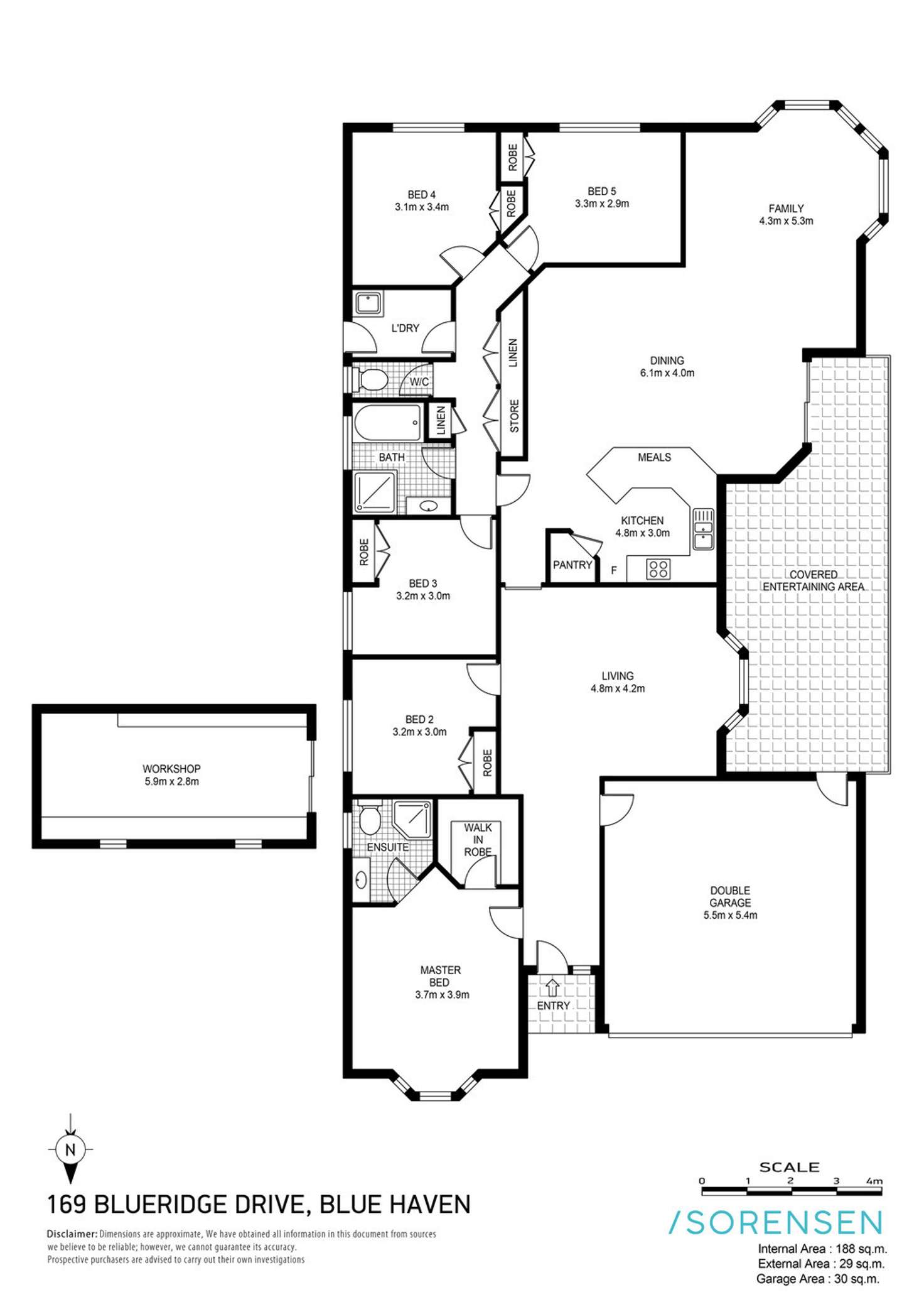 Floorplan of Homely house listing, 169 Blueridge Drive, Blue Haven NSW 2262