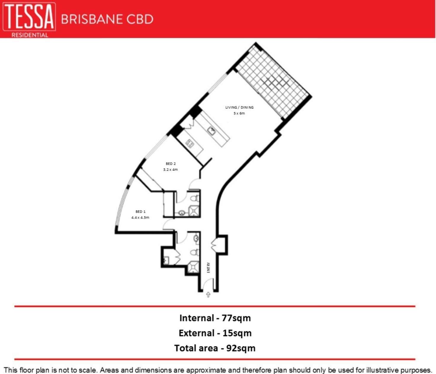Floorplan of Homely apartment listing, 142/26 Felix Street, Brisbane City QLD 4000
