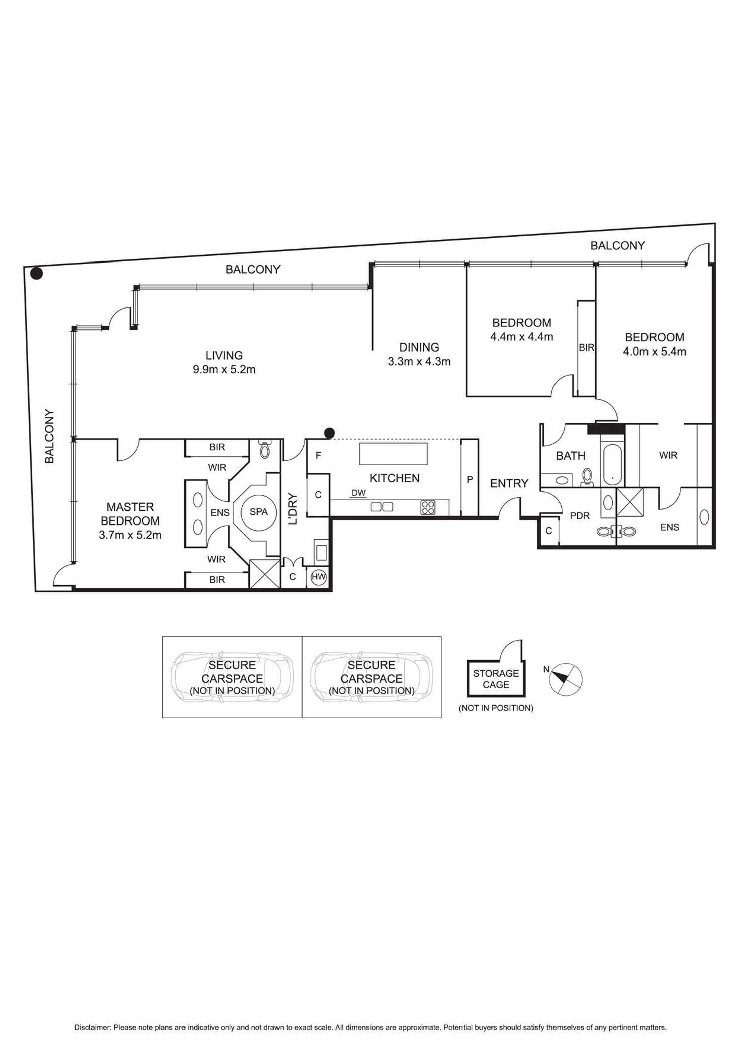 Floorplan of Homely apartment listing, 81/1 Sandilands Street, South Melbourne VIC 3205