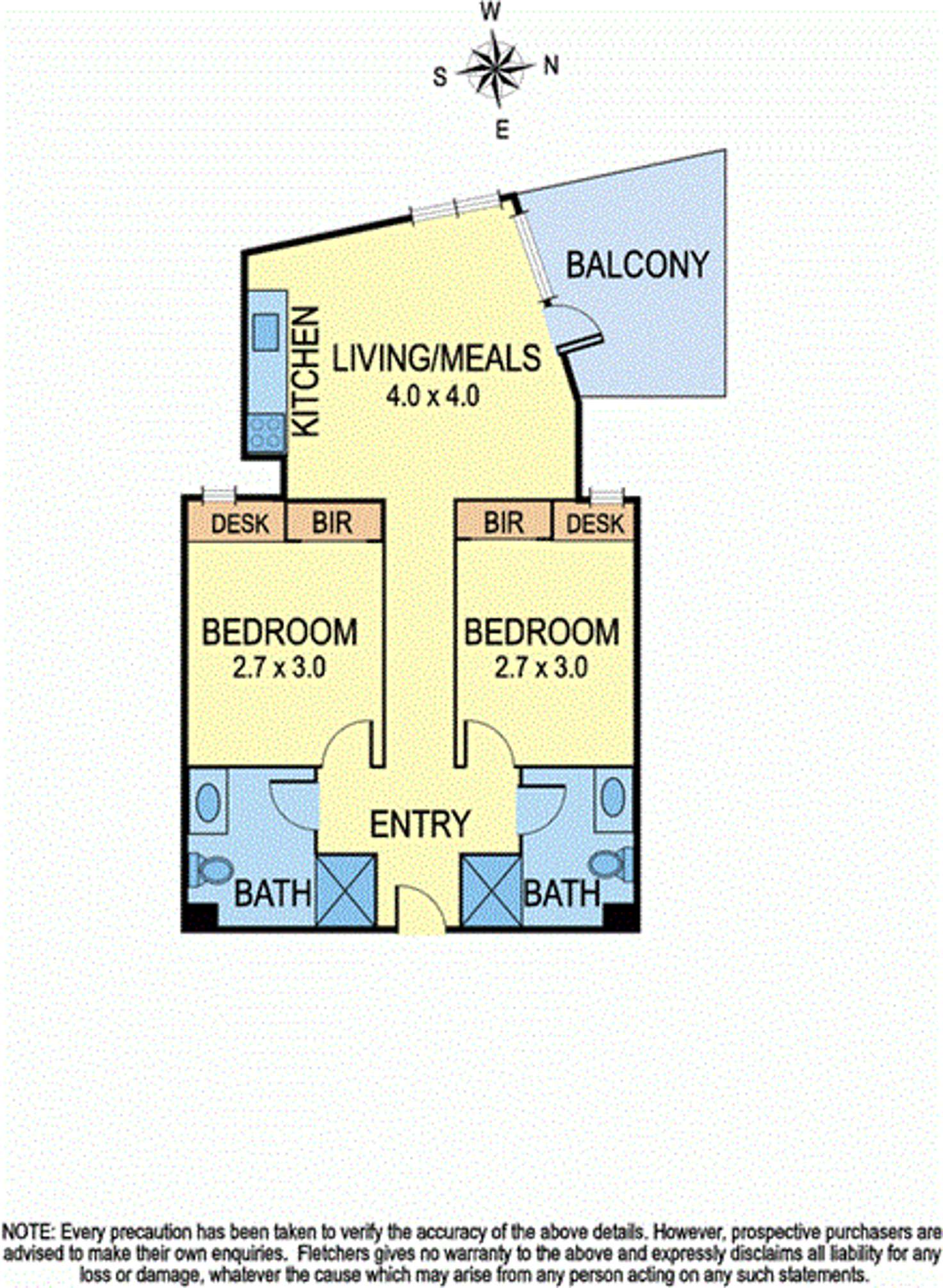 Floorplan of Homely house listing, 207/224 Burwood Highway, Burwood VIC 3125