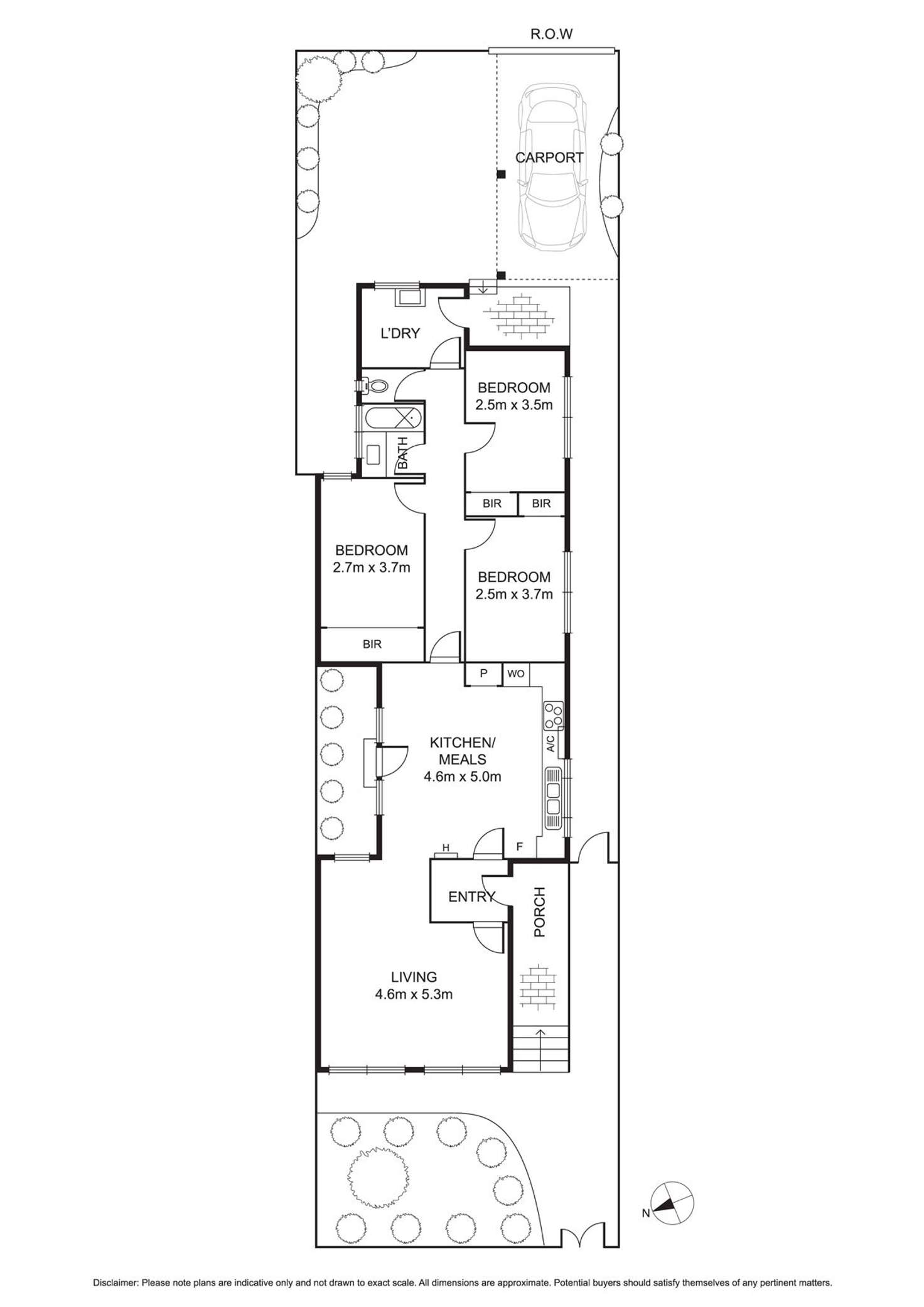 Floorplan of Homely house listing, 6 Pickles Street, Albert Park VIC 3206